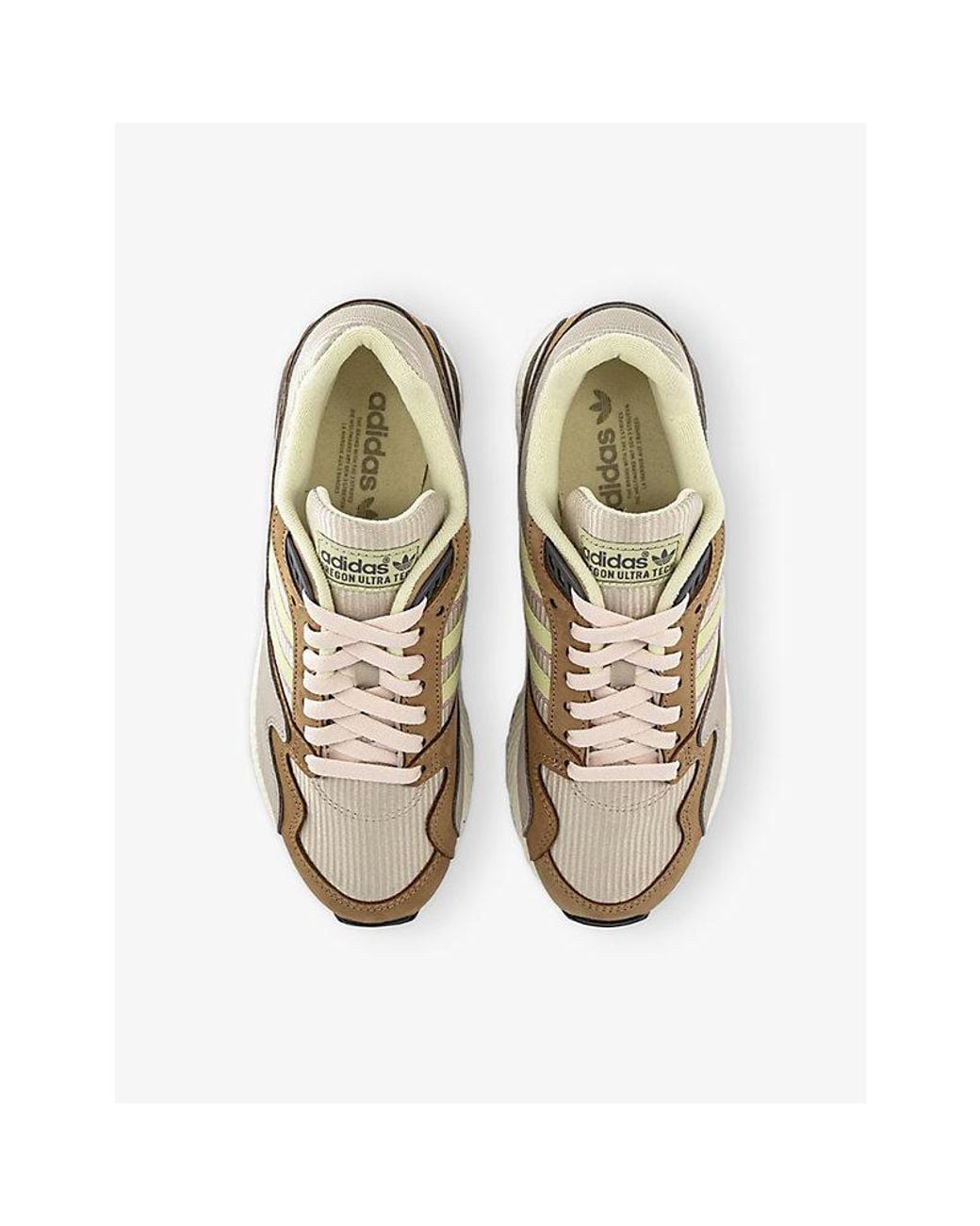 Adidas White Original Ultra Suede And Mesh Trainers for men