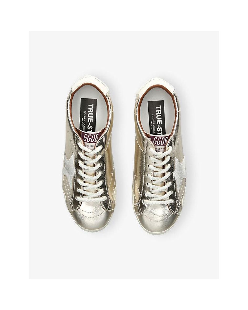 Golden Goose Deluxe Brand White True Star Leather Trainers