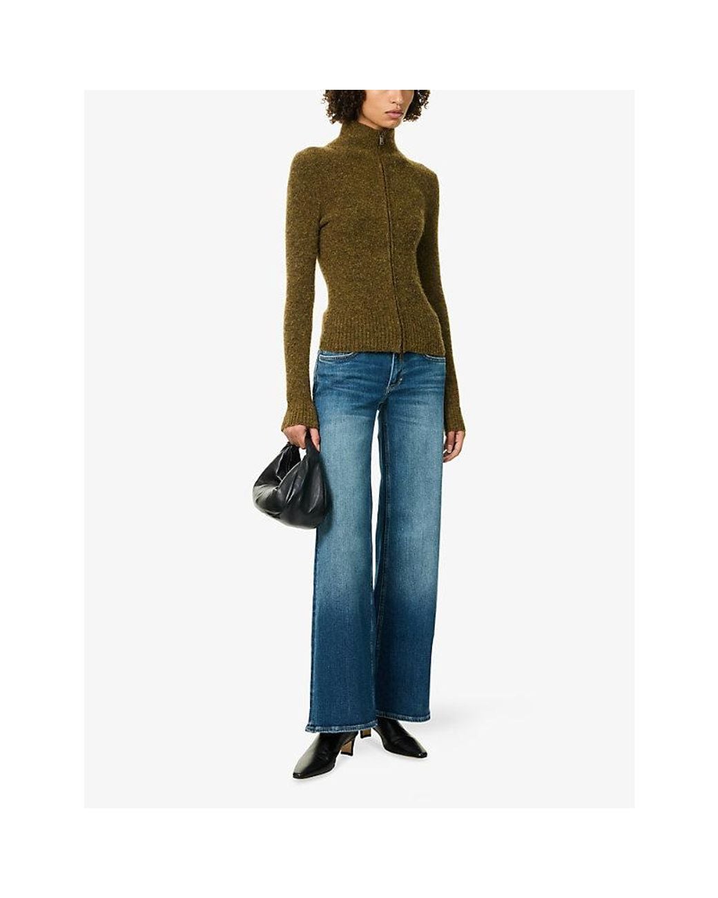 Neuw Blue Eva Low-Rise Denim Jeans