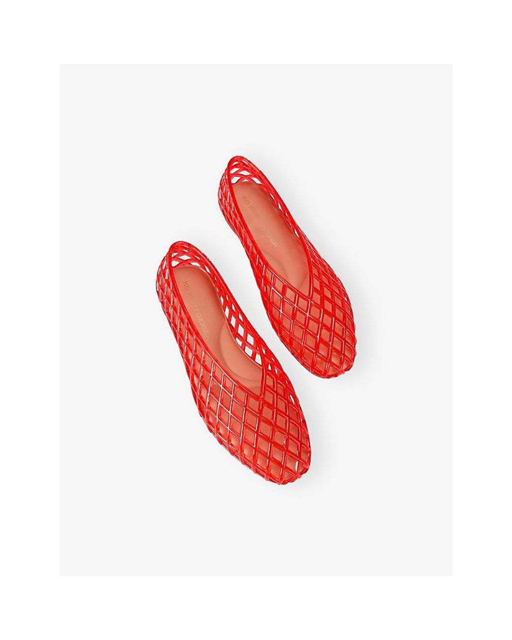 KG by Kurt Geiger Red Nauru Jelly Ballet Flats