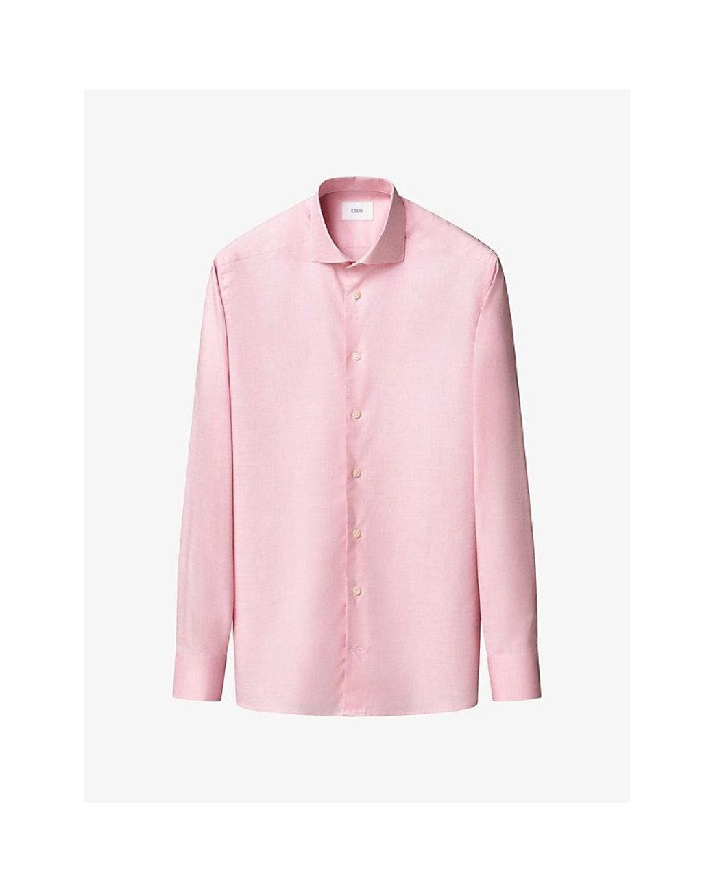 Eton of Sweden Pink Signature Oxford Slim-Fit Cotton Shirt for men