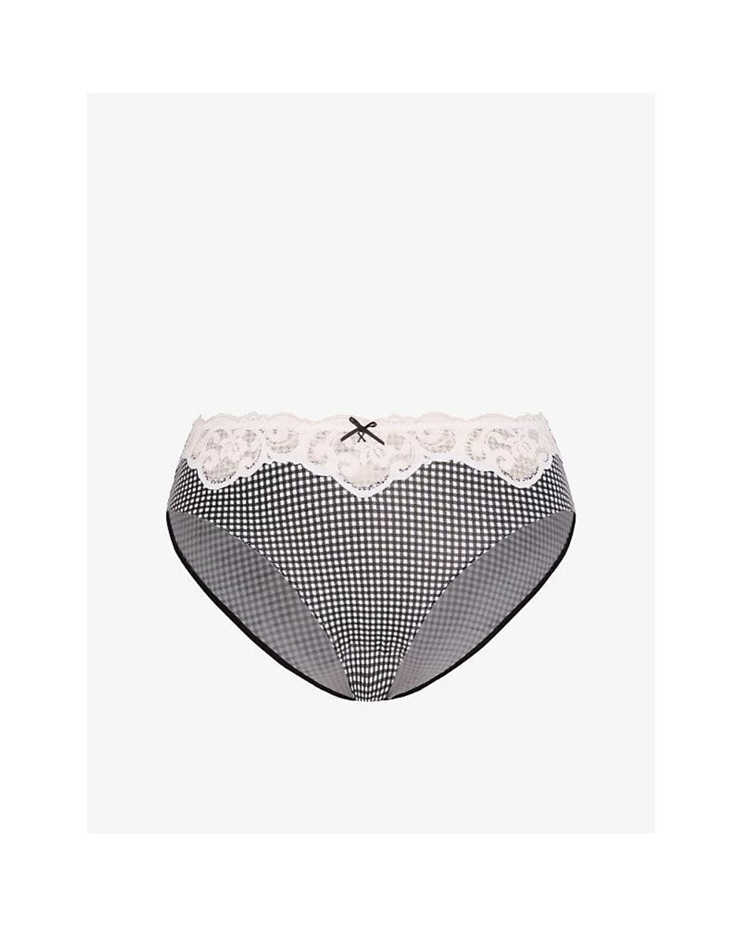 Savage x Fenty Metallic Swirly Girly Hipster Briefs