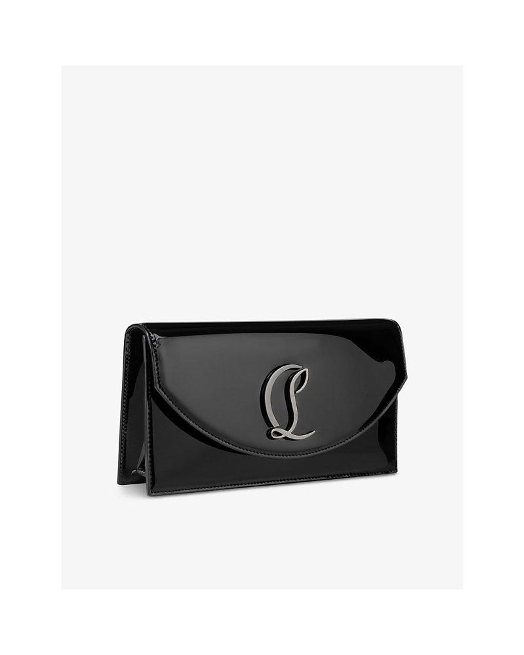 Christian Louboutin Black Loubi54 Patent-Leather Cross-Body Bag