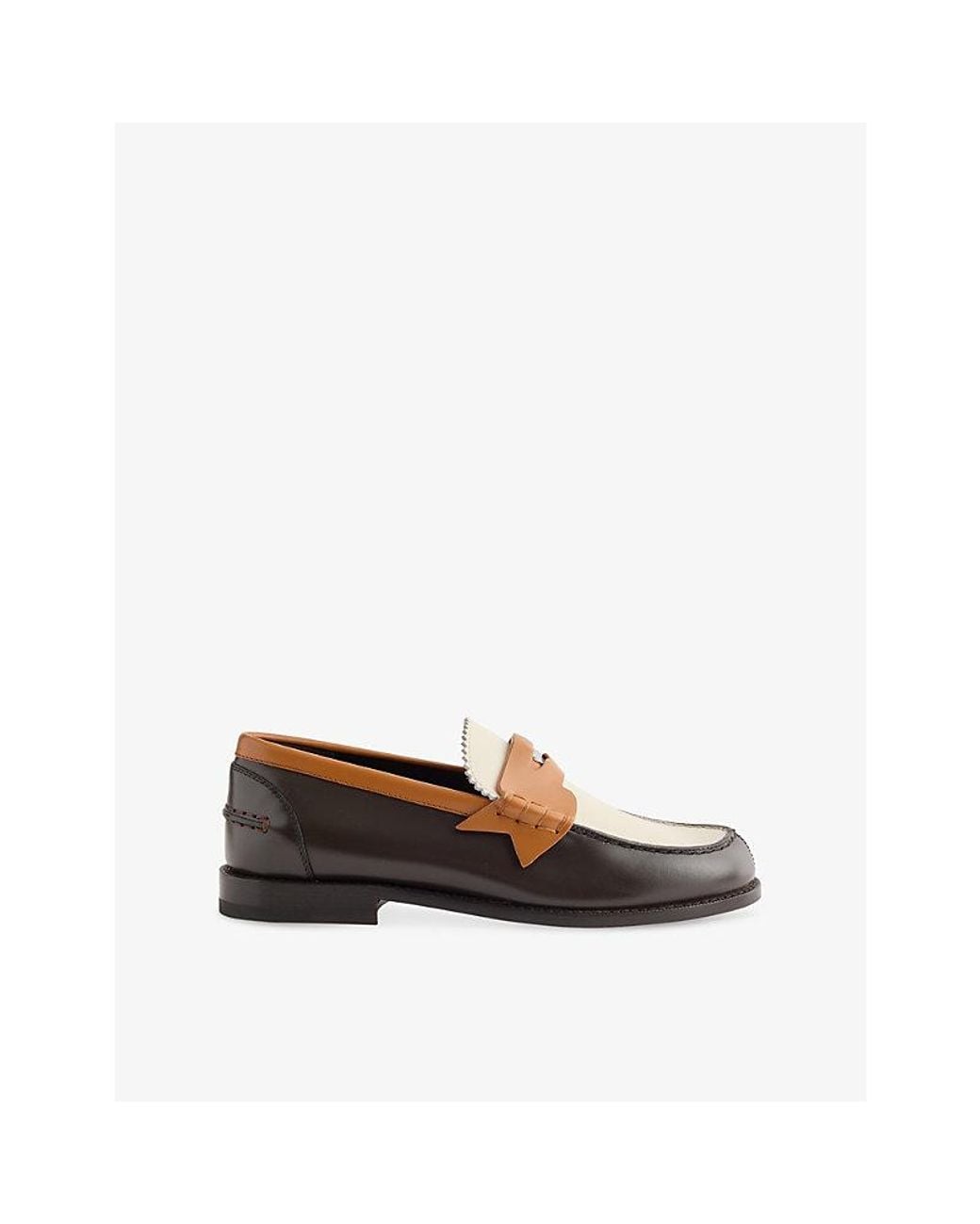 Christian Louboutin Multicolor Plato Leather Loafers