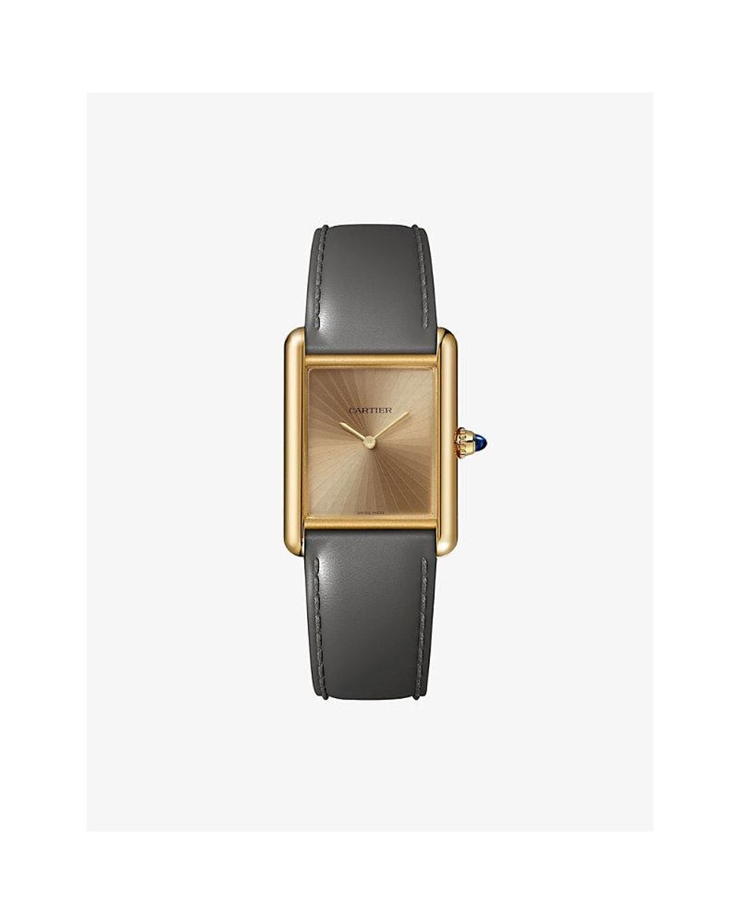 Cartier Black Tank Louis Medium Model 18Ct- Watch 33.7 X 25.5Mm
