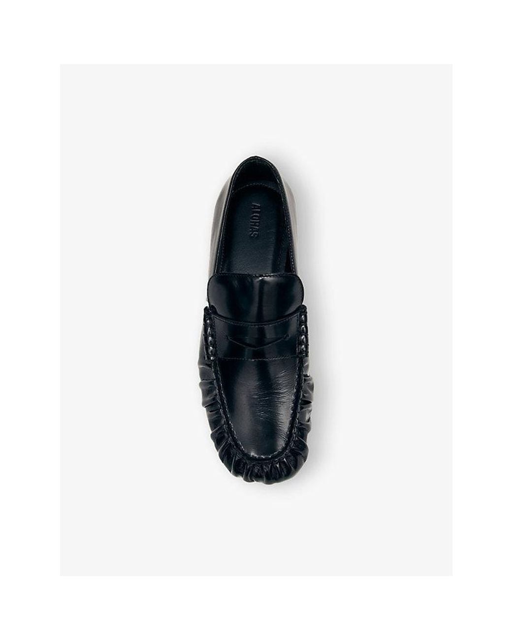 Alohas Blue Aven Leather Penny Loafers