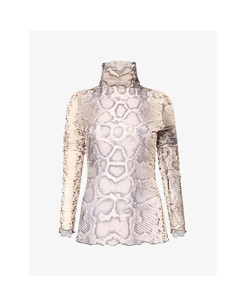 Rat & Boa Pink Sole Mesh Top
