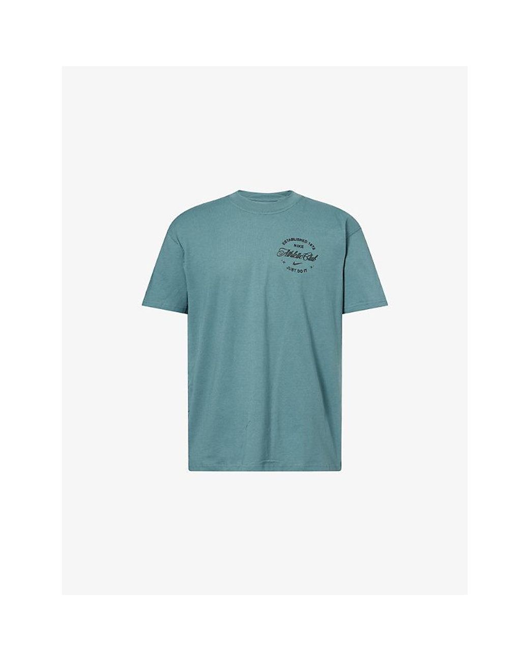 Nike Blue N.A.C. Cotton-Jersey T-Shirt for men