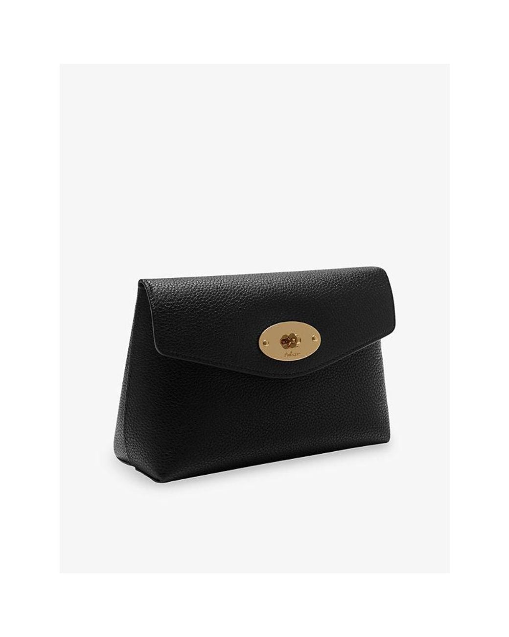 Mulberry Black Darley Leather Cosmetic Pouch