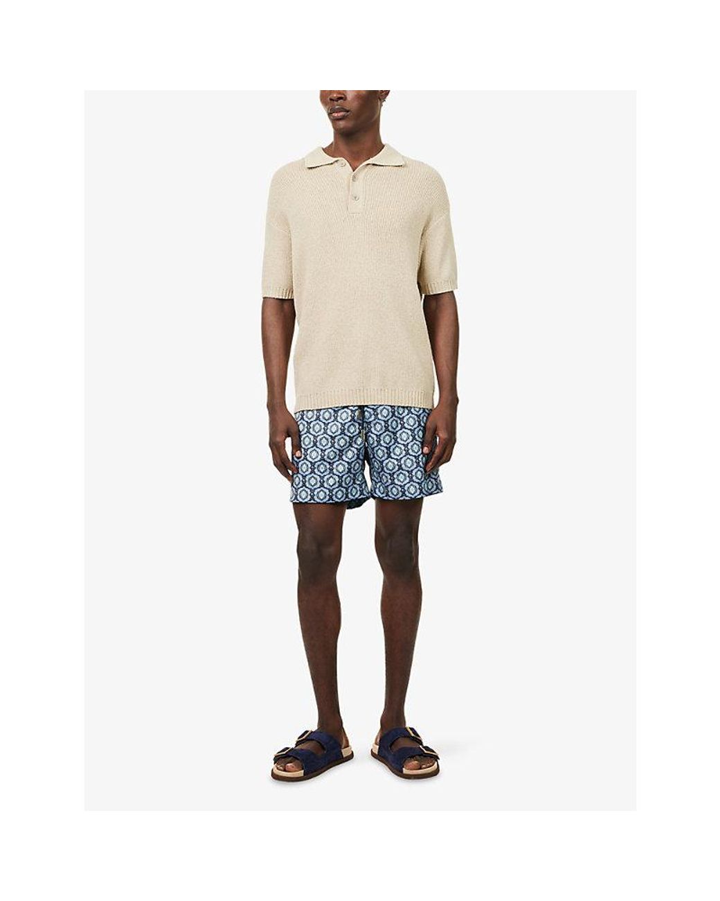 Orlebar Brown Blue Bulldog Passetto Swim Shorts for men