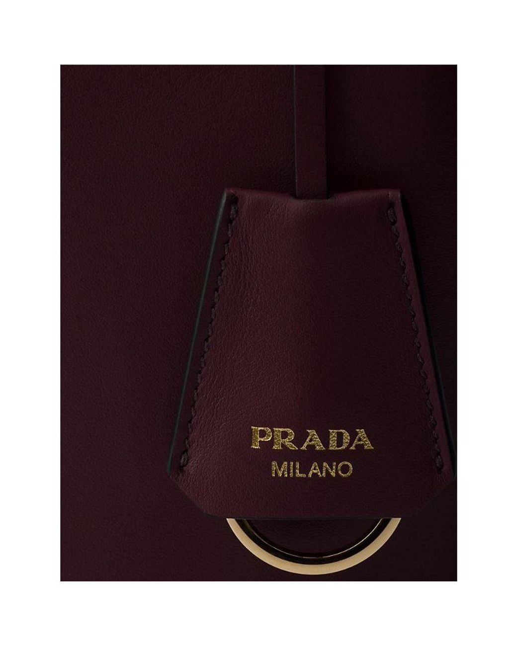 Prada Purple Carry Mini Leather Top-Handle Bag