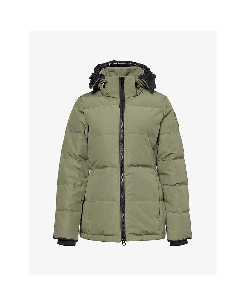 Canada Goose Green Chelsea Tonal Disc Down Parka