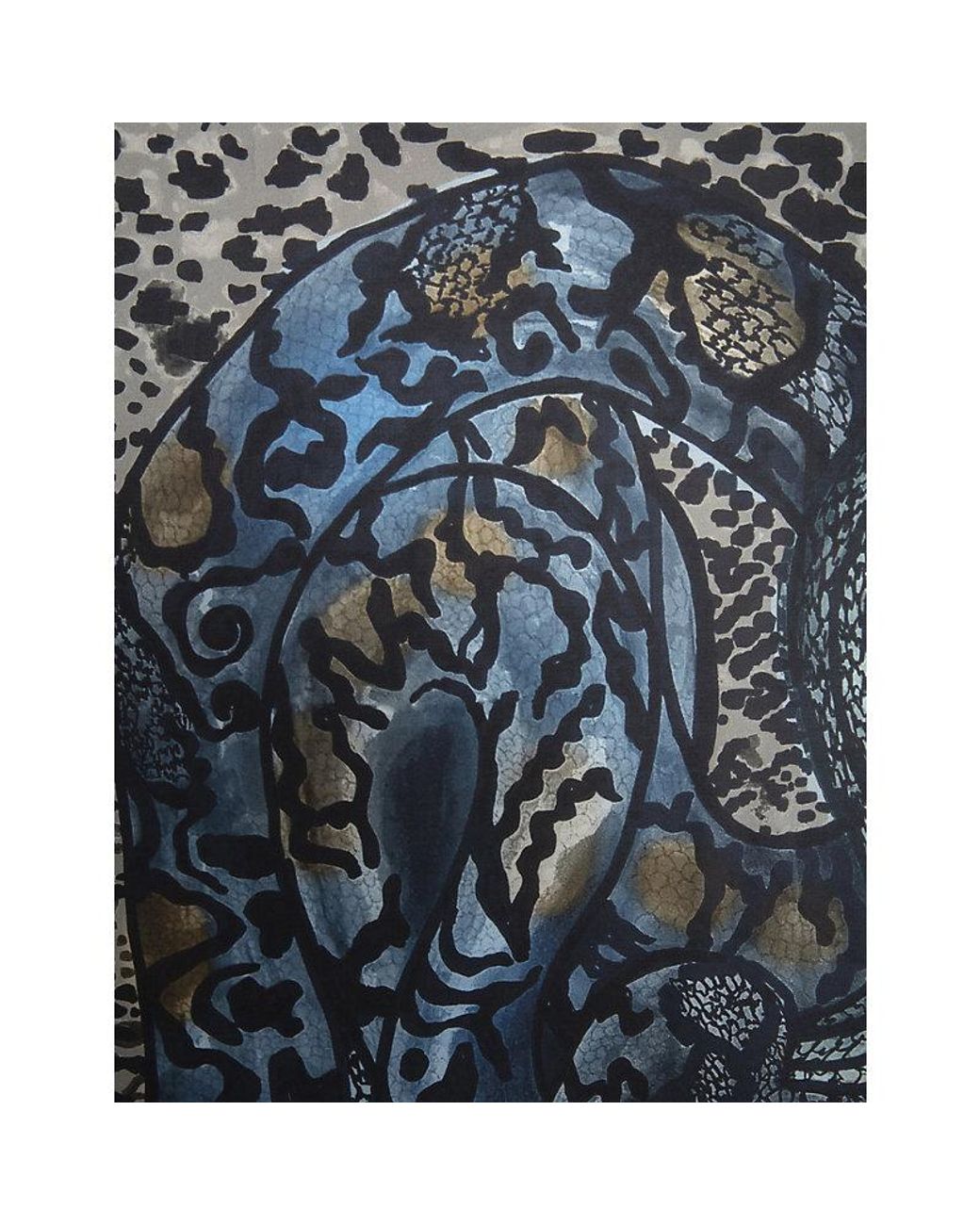 Zadig & Voltaire Gray Billie Snake-Print Viscose And Silk-Blend Scarf