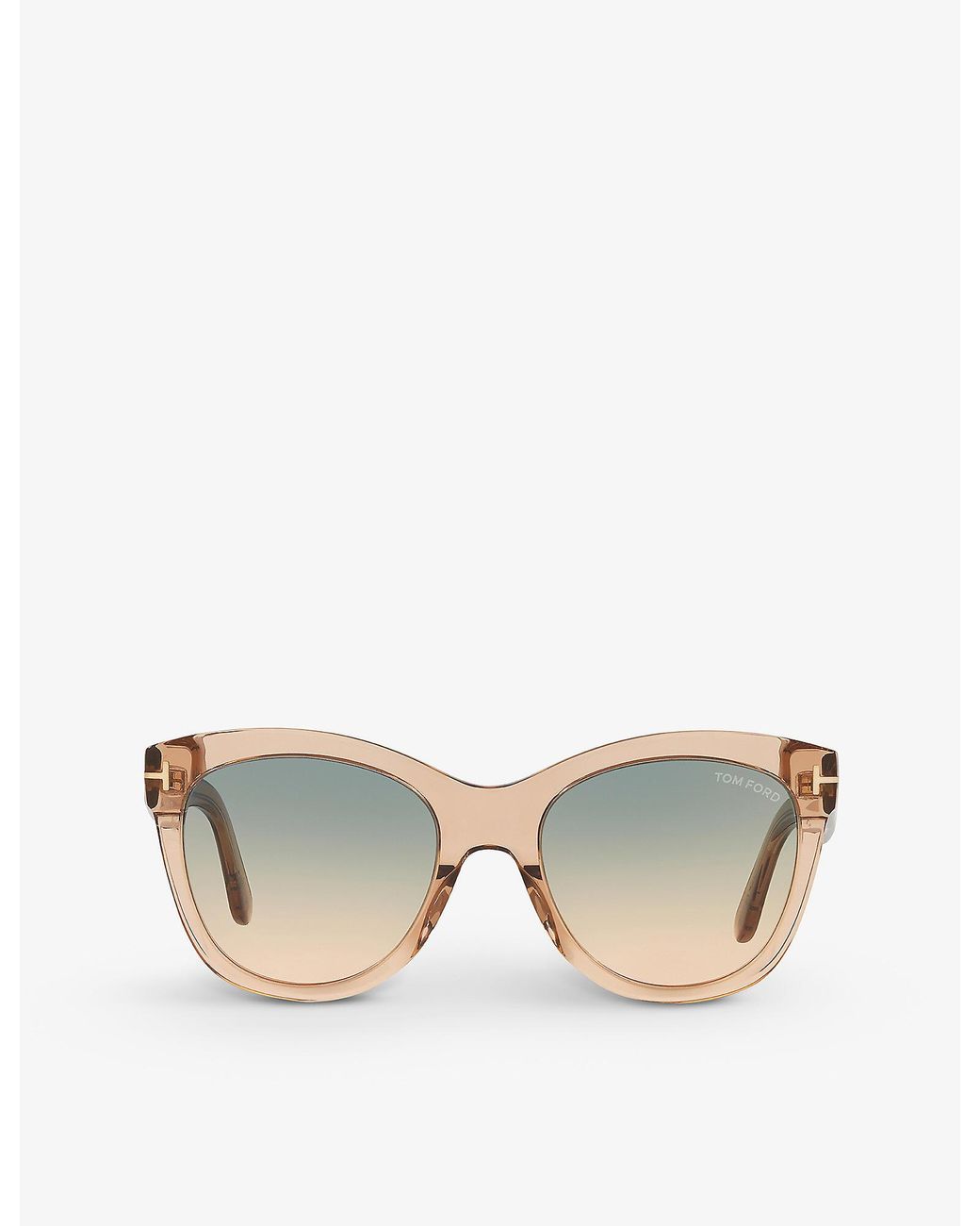 Tom Ford Ft0870 Wallace Cateye Acetate Sunglasses in Brown Lyst Canada
