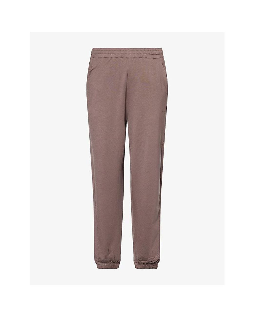 Calvin Klein Brown Ultra Soft Lounge Jersey Jogging Bottoms for men