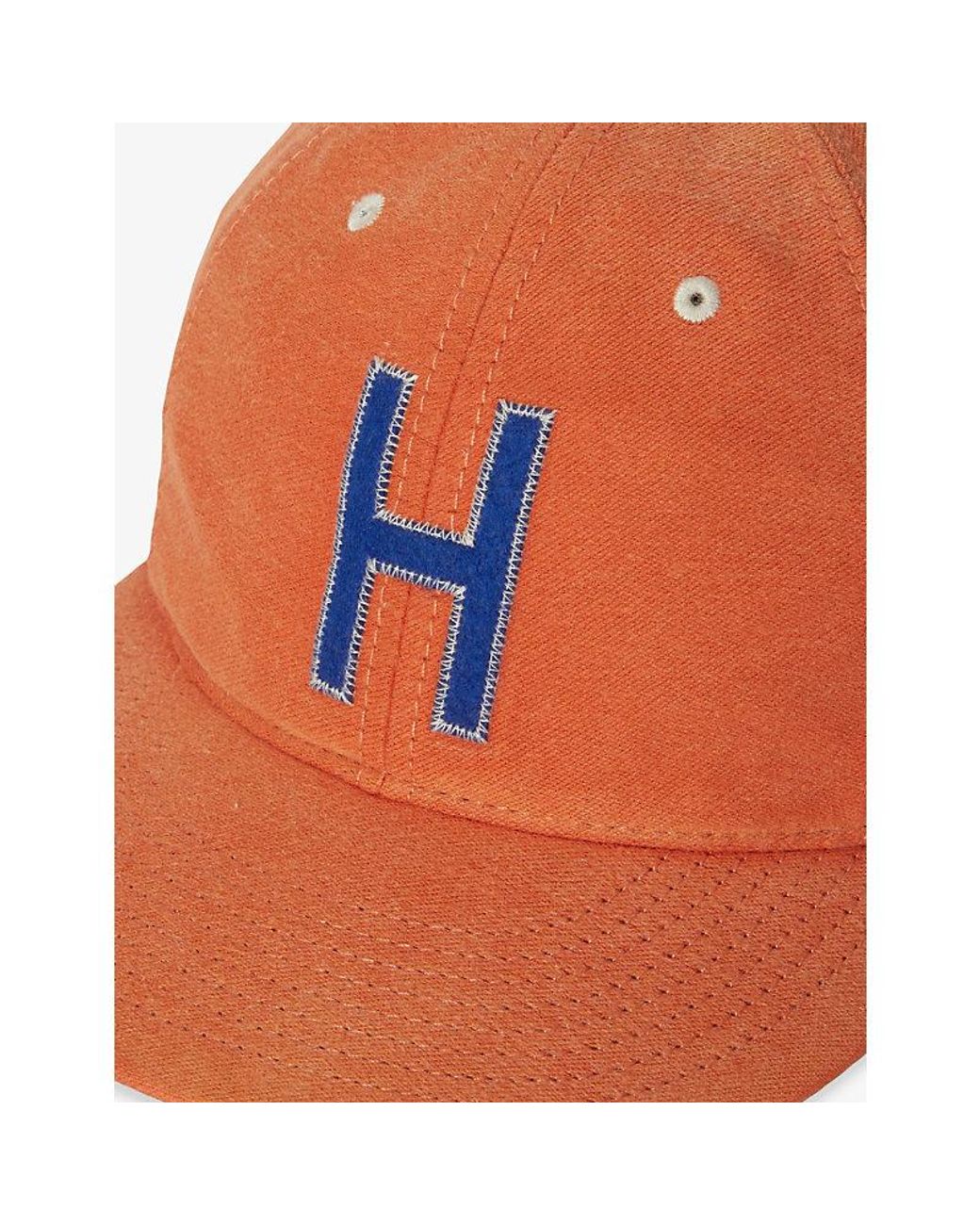 Polo Ralph Lauren Orange Run H Logo Cotton Cap for men