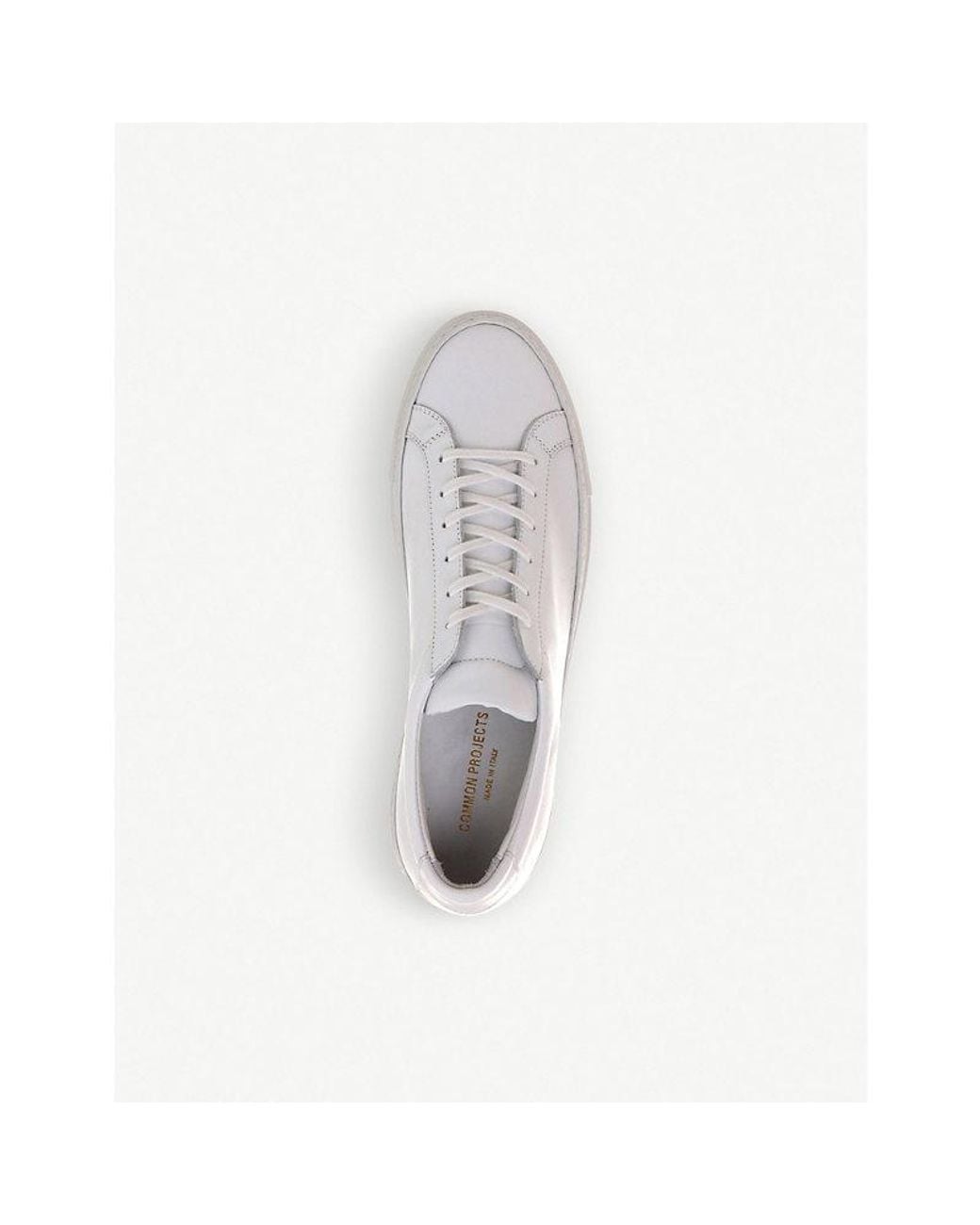 Common Projects White Achilles Leather Low-Top Trainers for men