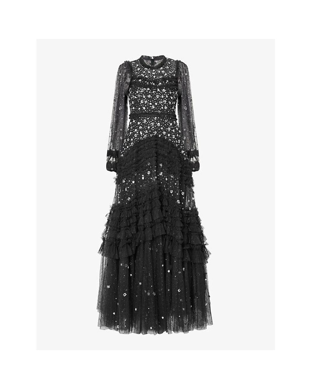 dark blue dress women La Femme 33128 Women's Formal Evening & Wedding Guest Dress - Navy main image 1