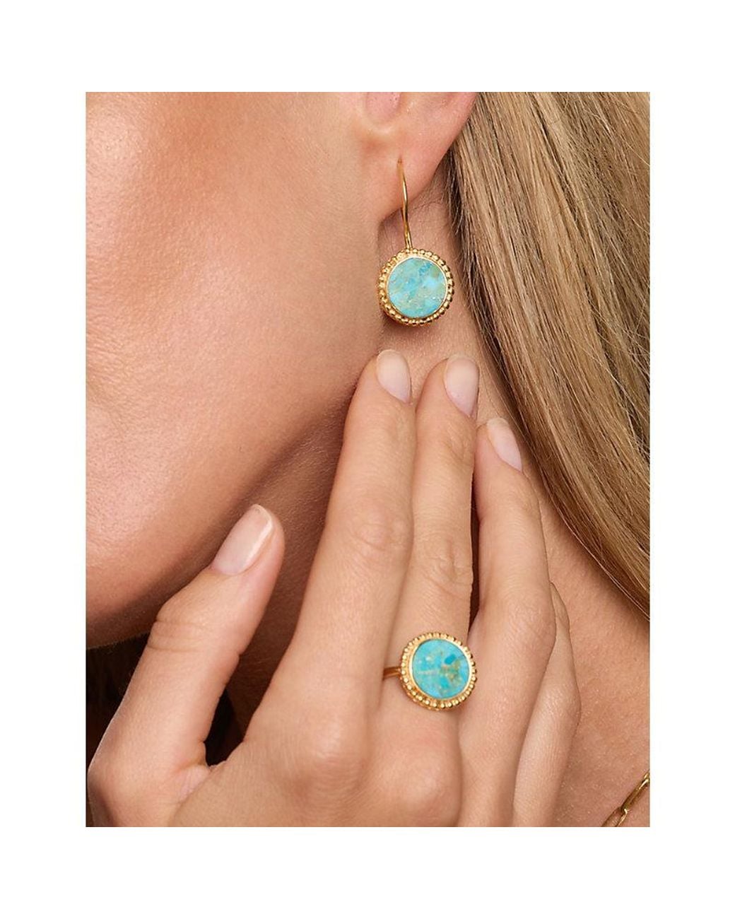 La Maison Du Couturier White Amadeus Arizona 18Ct Vermeil And Vintage Ring