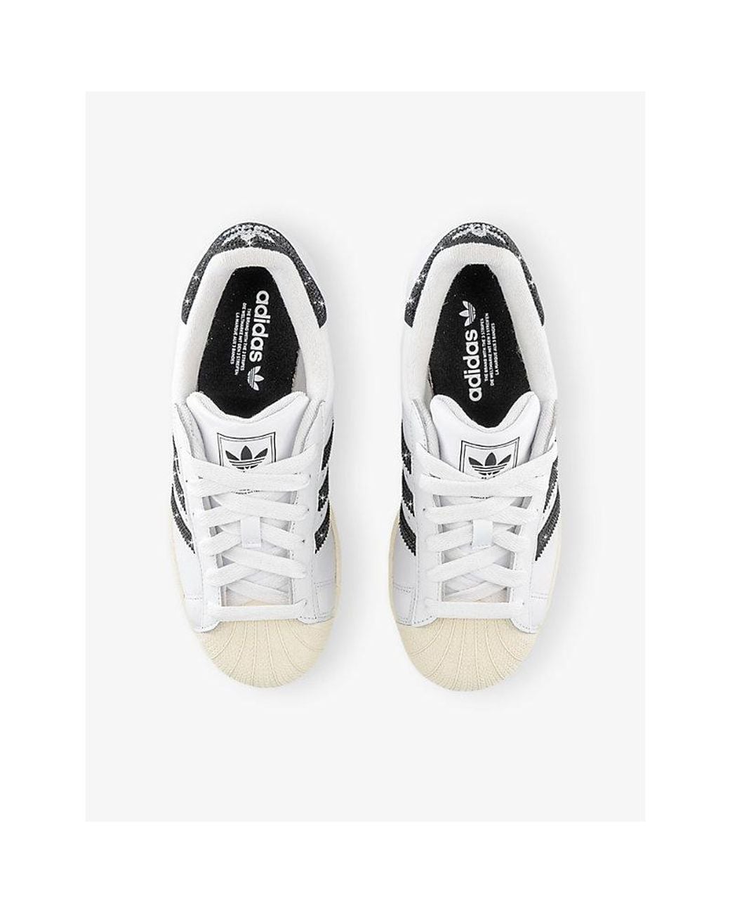 Adidas White Superstar Ii Leather Trainers