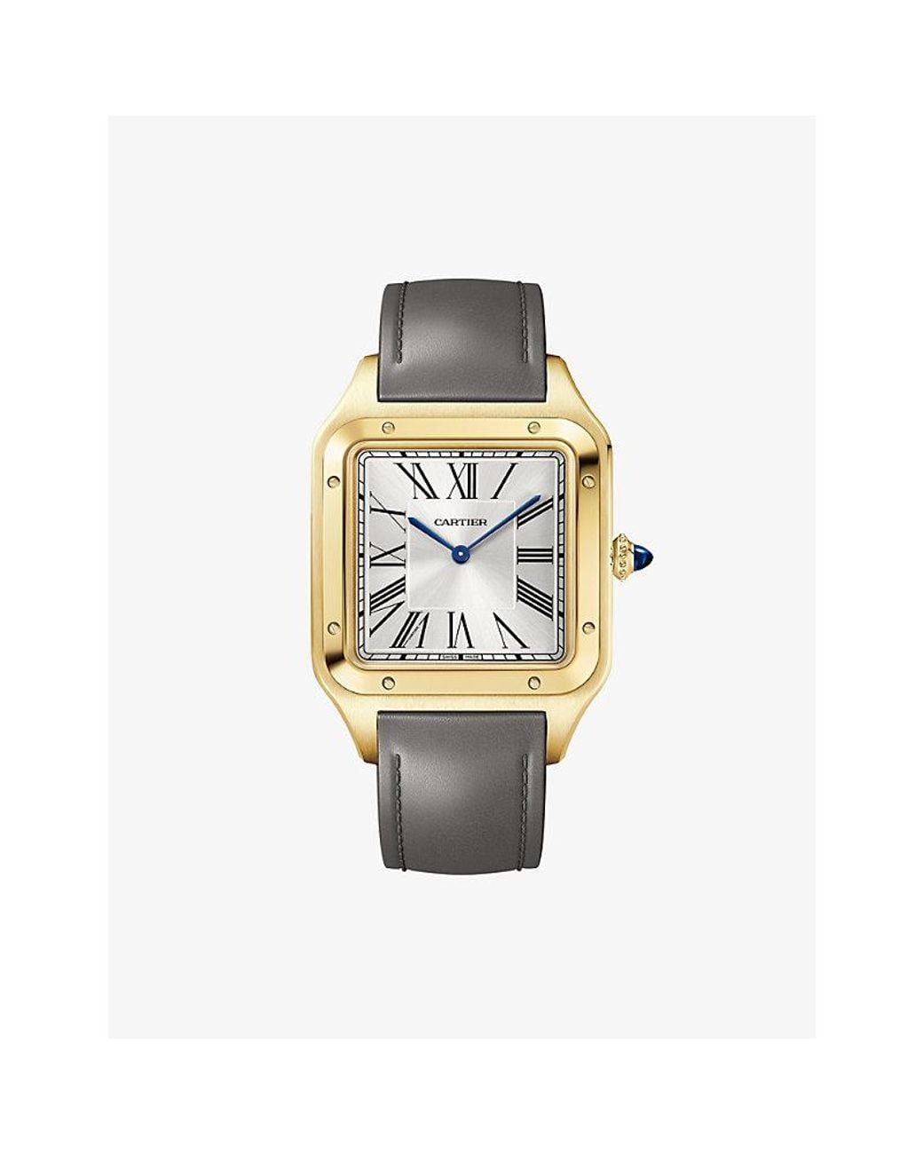 Cartier Blue Santos Dumont Extra Large Model Watch for men