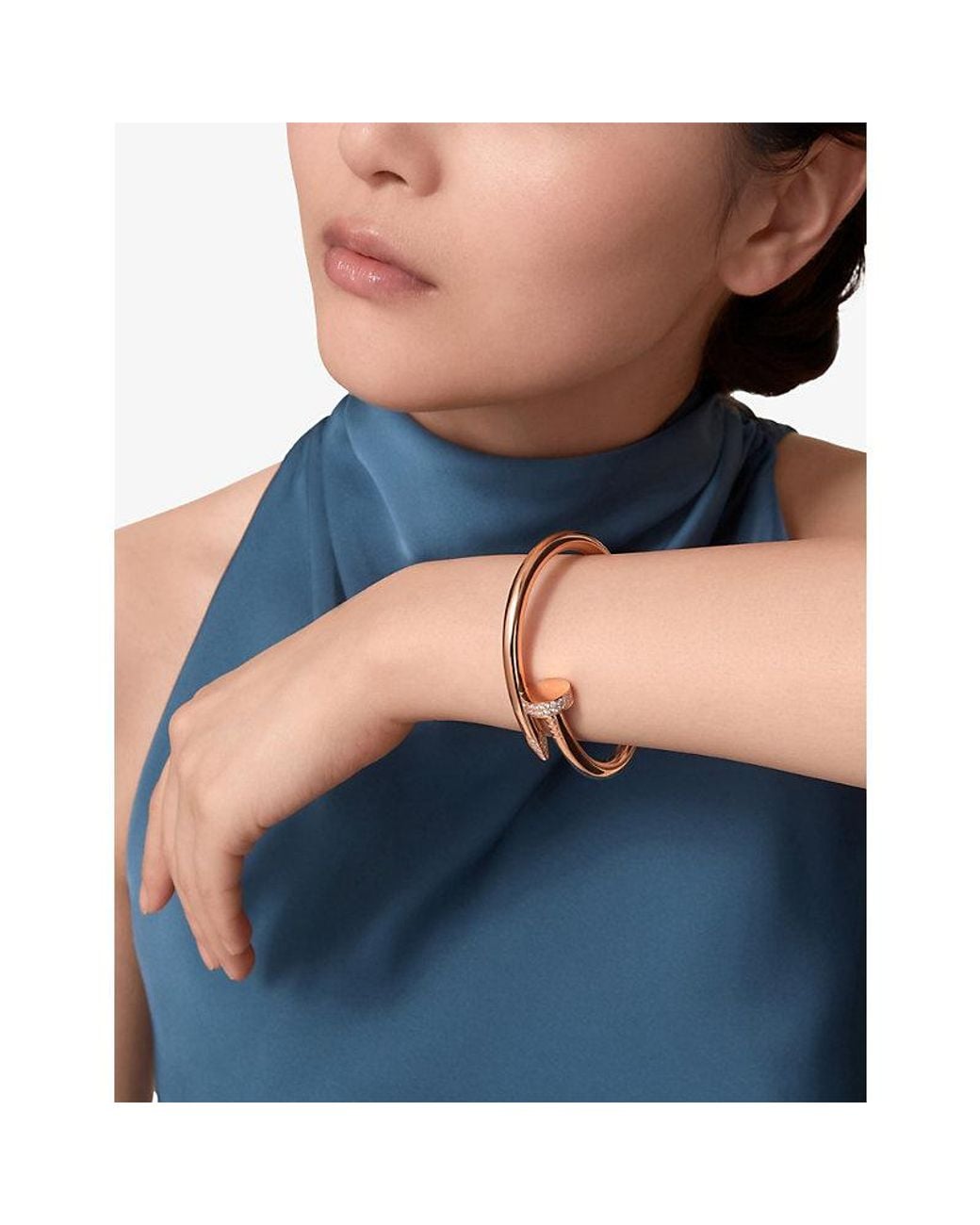 Cartier Metallic Juste Un Clou Large Model 18Ct Rose- Bracelet
