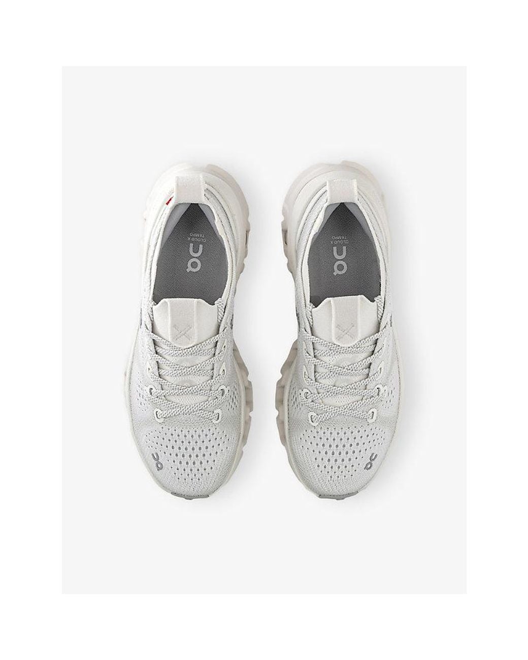 On Shoes White Cloud X Tempo Mesh Trainers