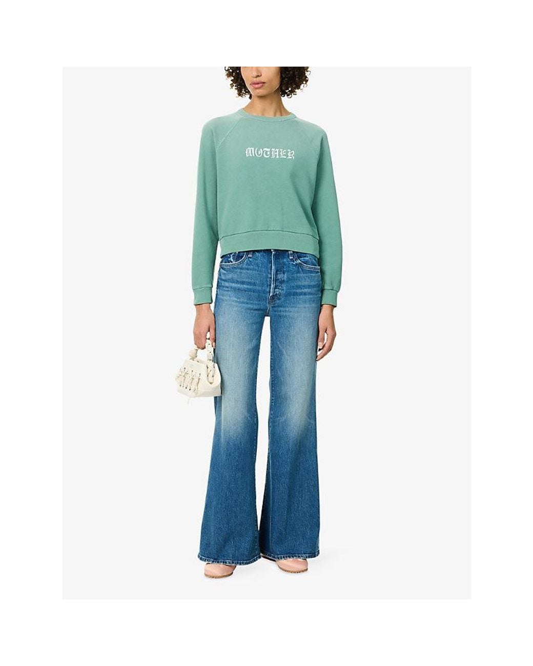 Mother Green The Itty Concert Cotton Jumper