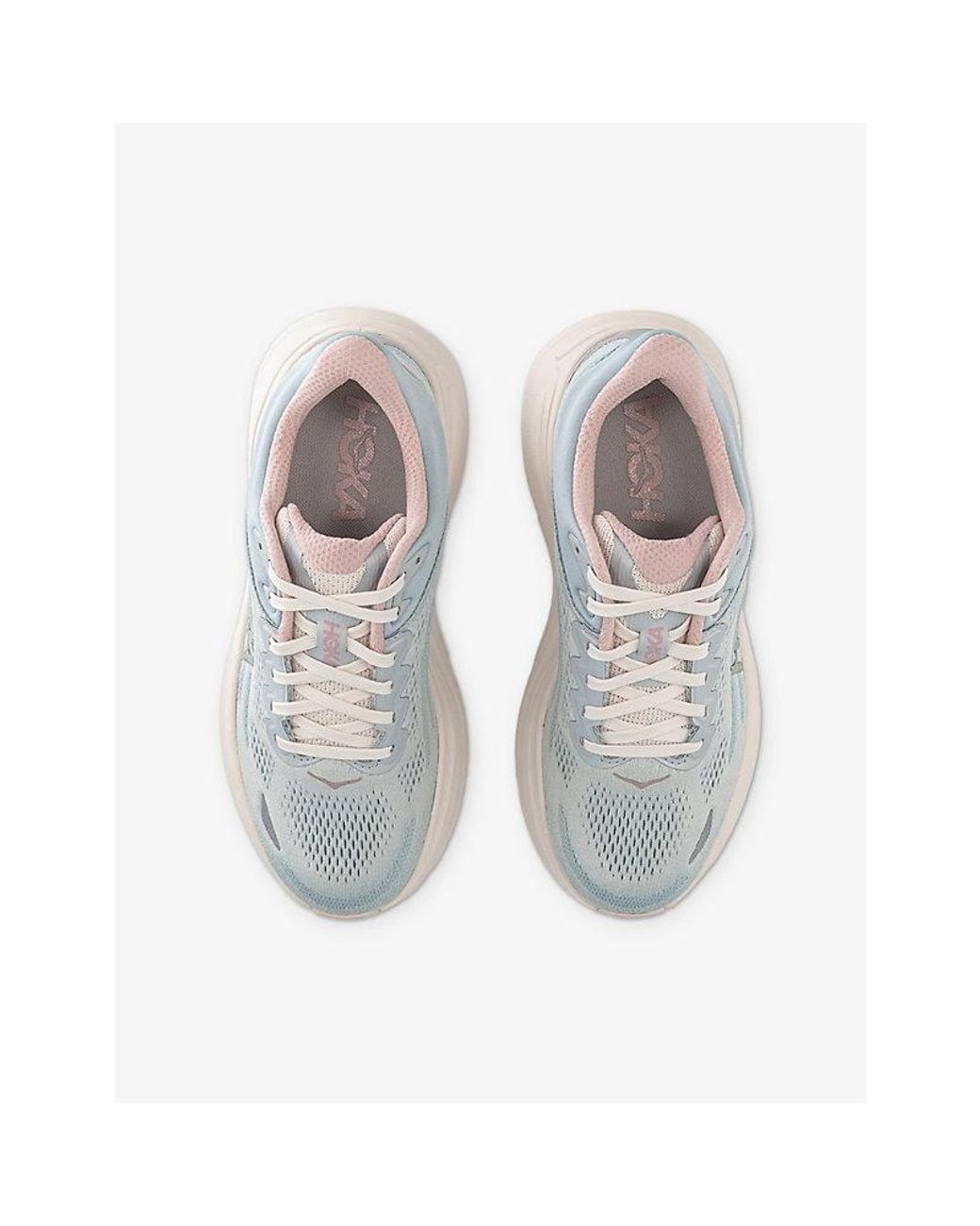 Hoka One One Blue Bondi 9 Mesh Trainers