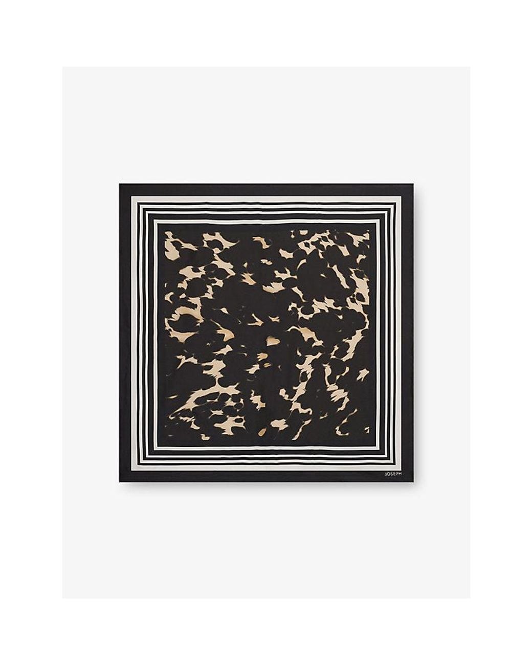 Joseph Black Everly Graphic-Print Large Silk Scarf