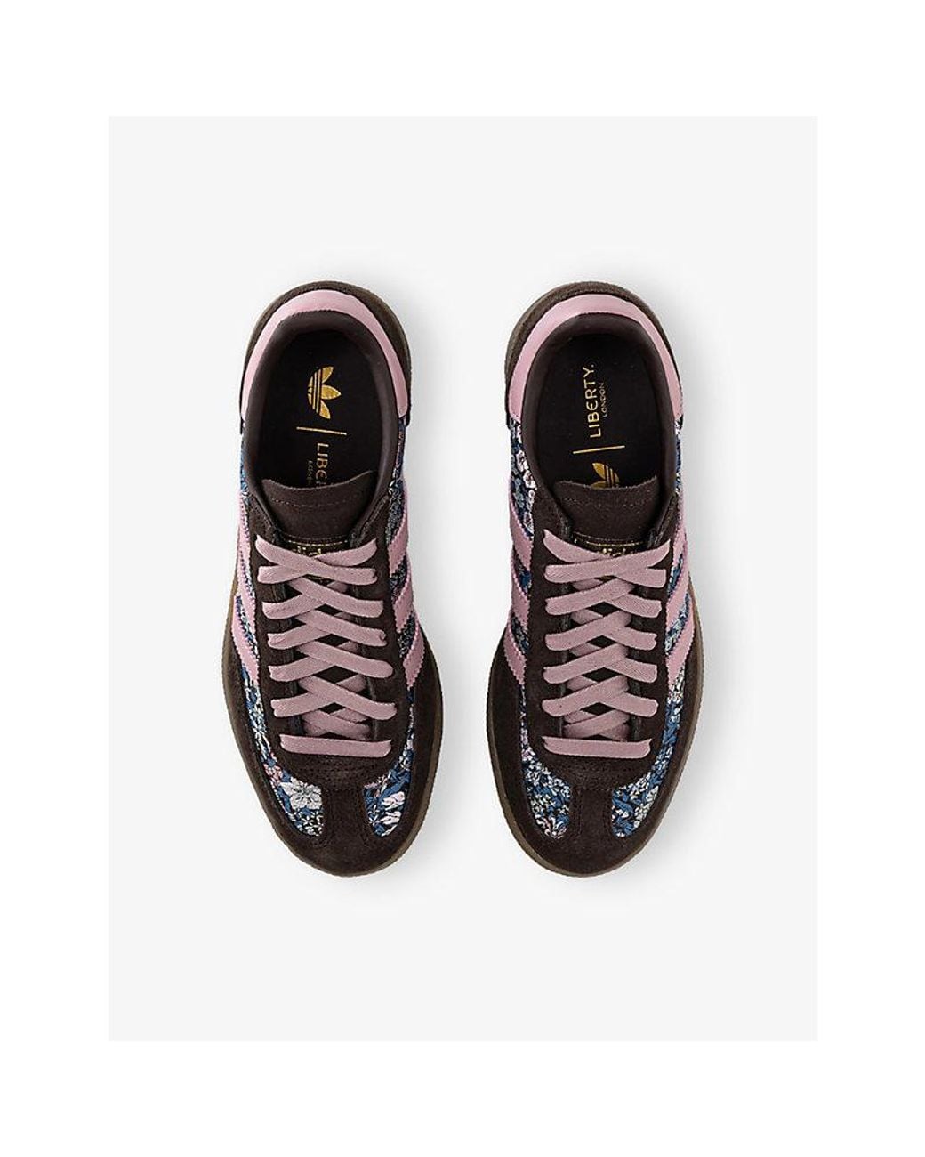 Adidas Multicolor Handball Spezial Suede And Woven Trainers