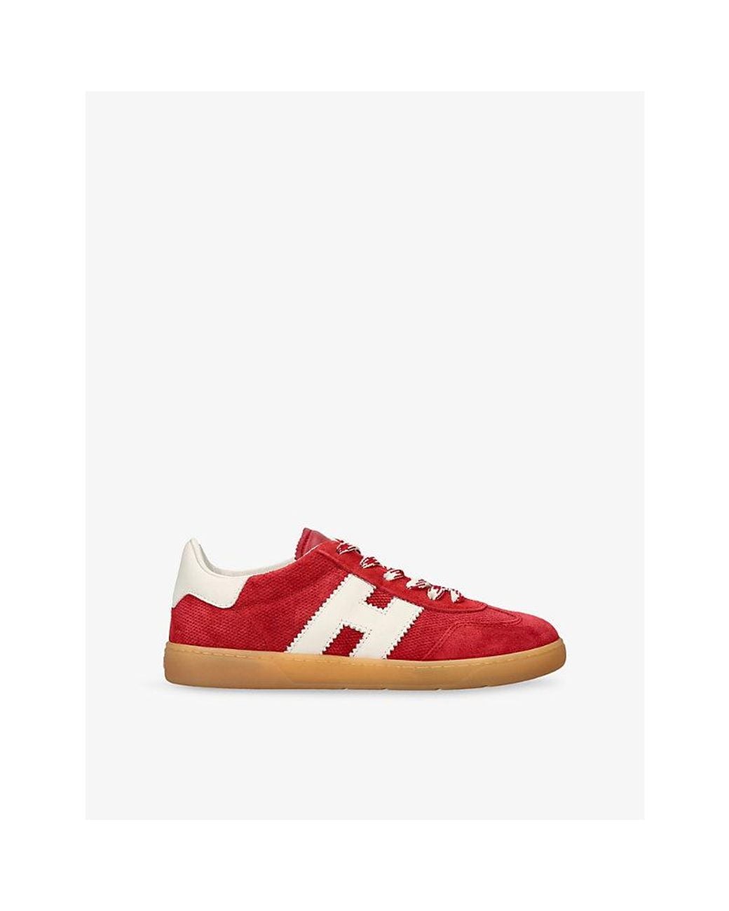 Hogan Red Cool Suede Trainers