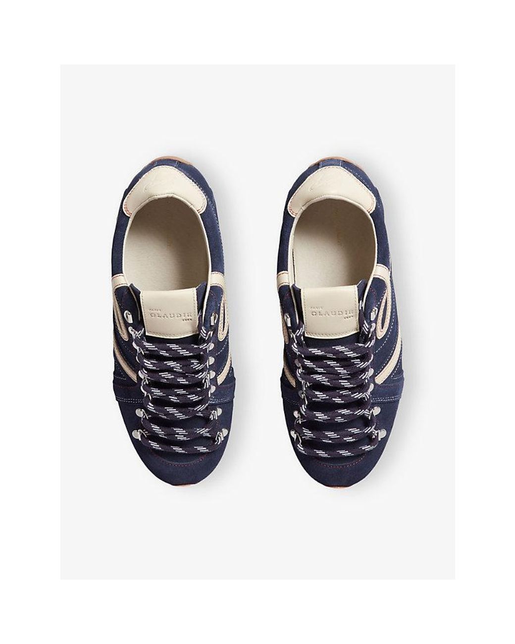 Claudie Pierlot Blue Swing Suede Trainers