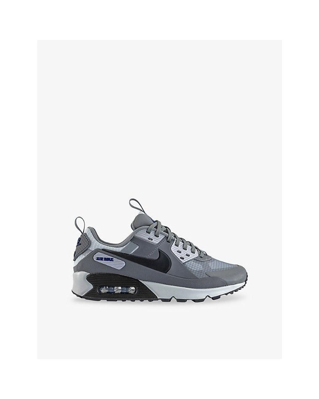 Nike Blue Air Max 90 Drift Leather And Mesh Trainers for men