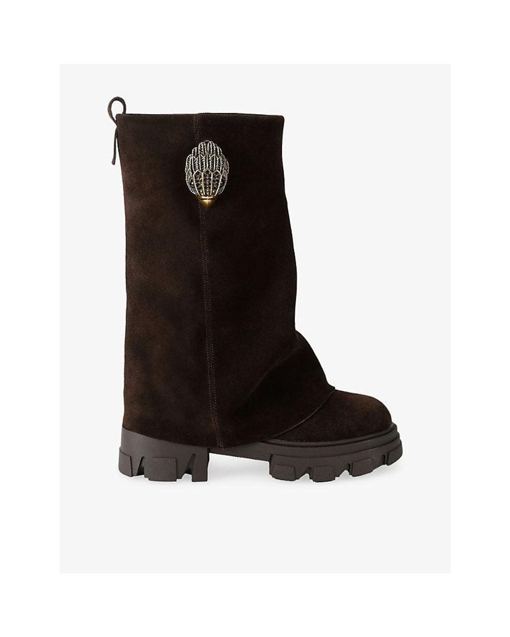Kurt Geiger Brown Stomp Suede Boots