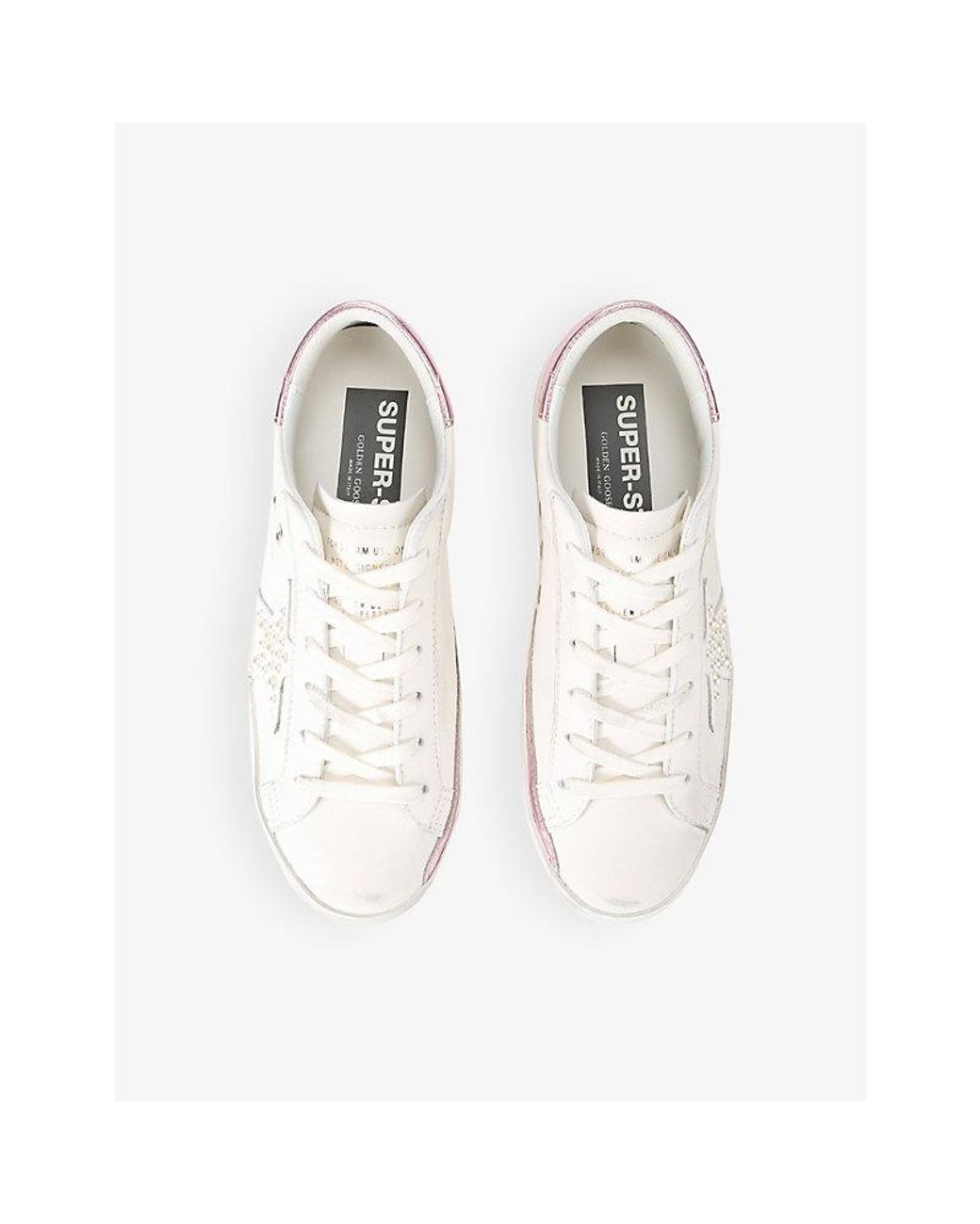 スニーカー Golden  Deluxe Brand White Leather Superstar Sneakers Super Star Sneakers - Golden Goose Deluxe Brand - Leather