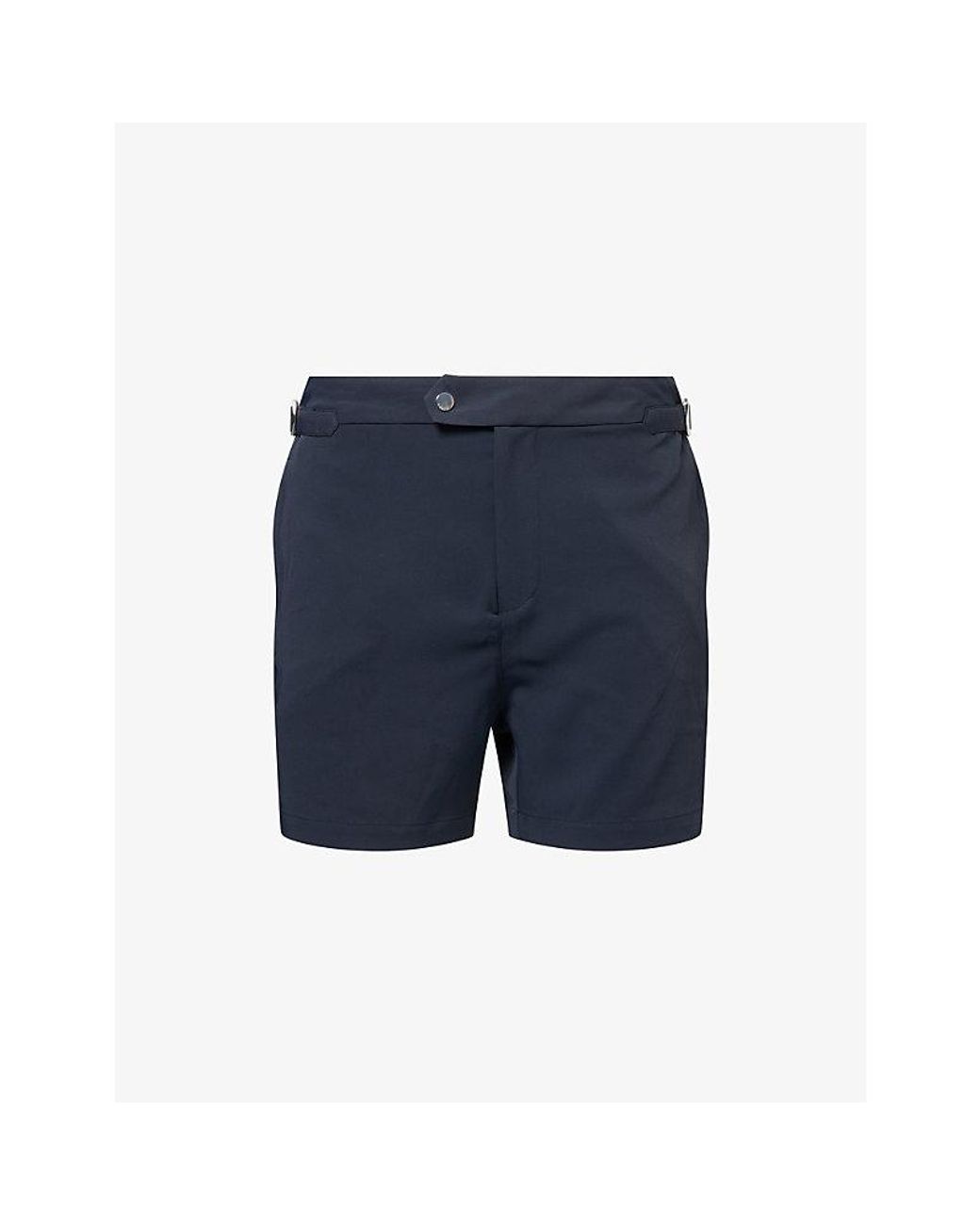 Raith Blue Barco Tailored Swim Shorts for men