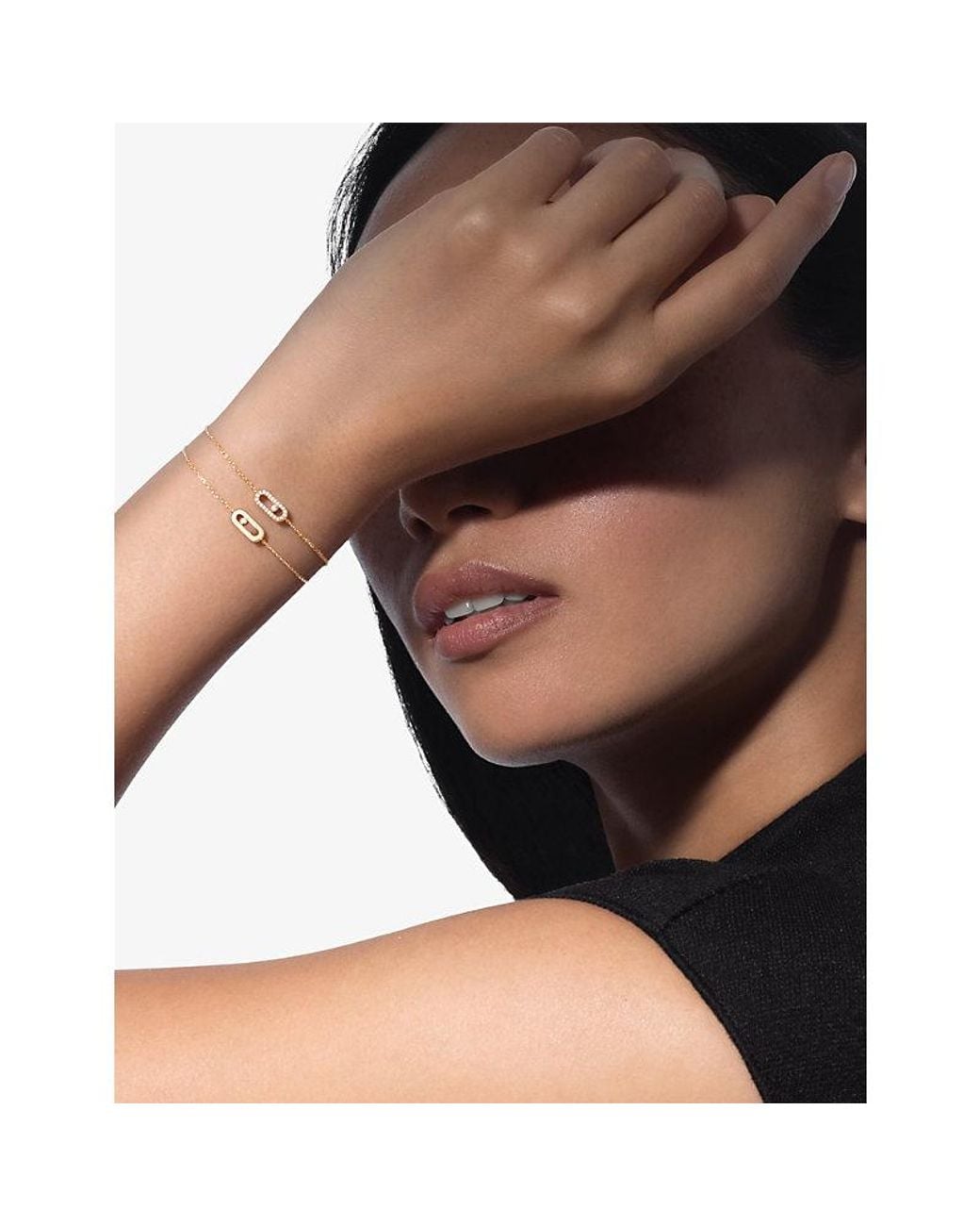 Messika White Move Uno Mini 18Ct And 0.03Ct Diamond Children's Bracelet