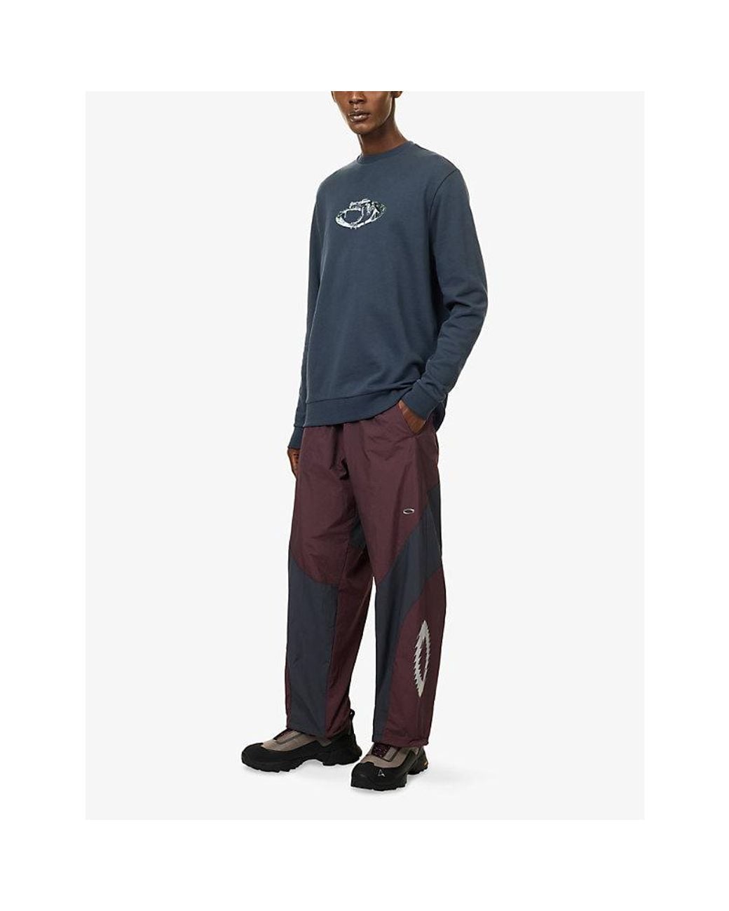 Oakley Blue Animatronic Frog Graphic Jersey Jumper for men