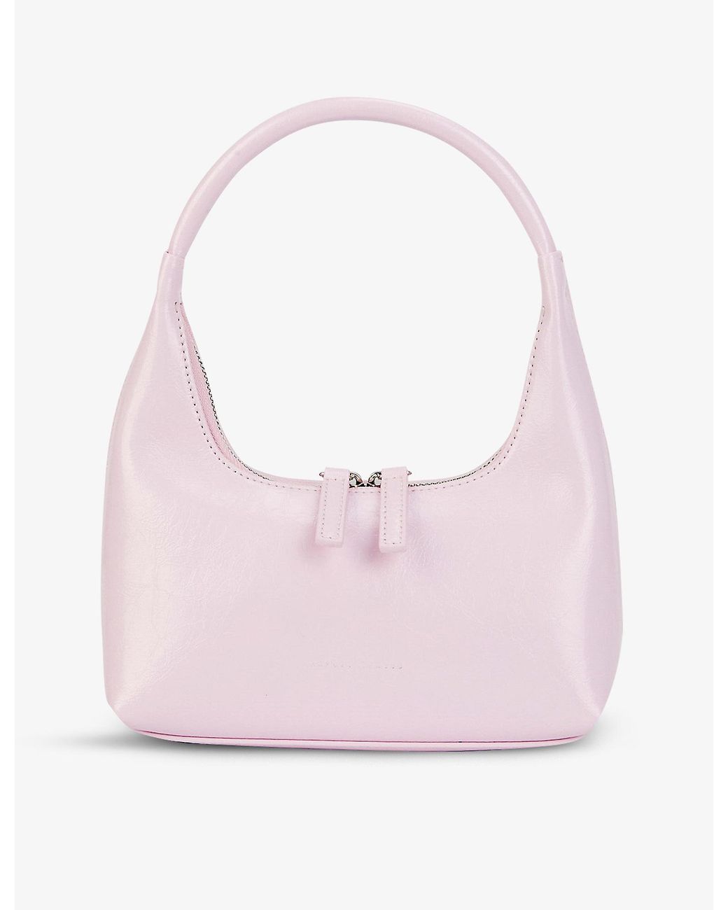 Marge Sherwood Hobo Mini Crinkled Leather Shoulder Bag in Pink | Lyst