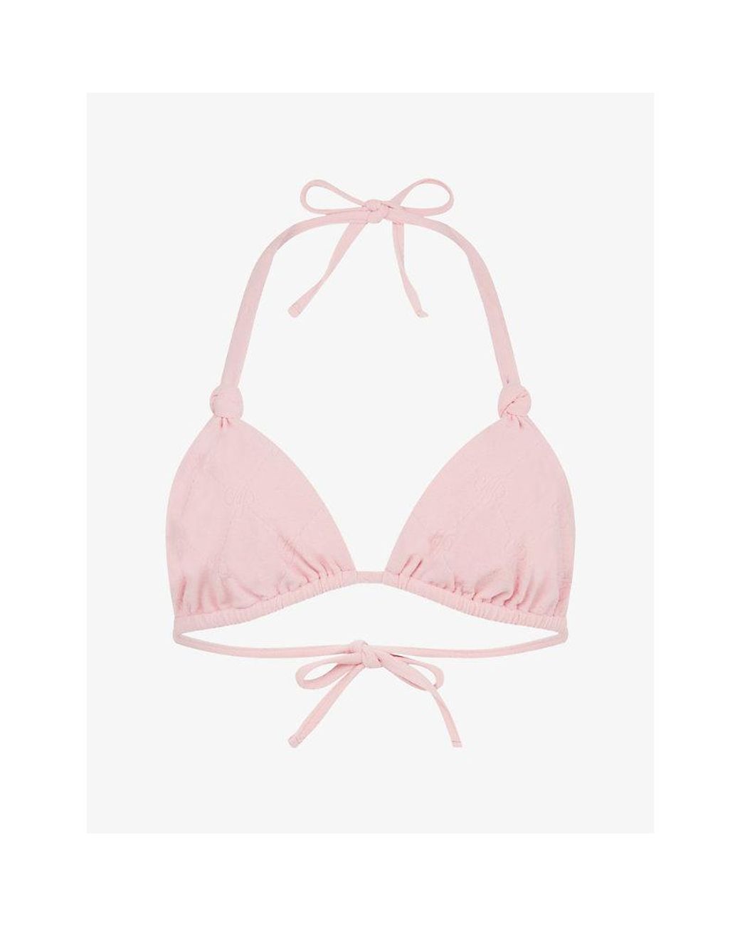 Agent Provocateur Pink Arlie Triangle Bikini Top