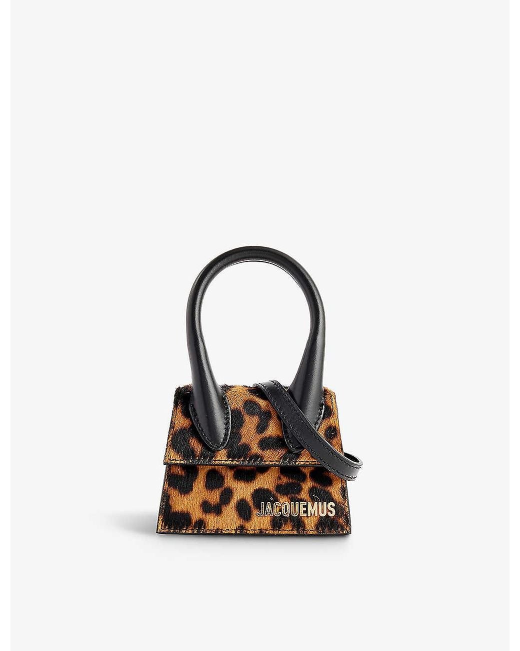 Zebra Print Jacquemus Backpack Le Bisou Zebra-print Leather