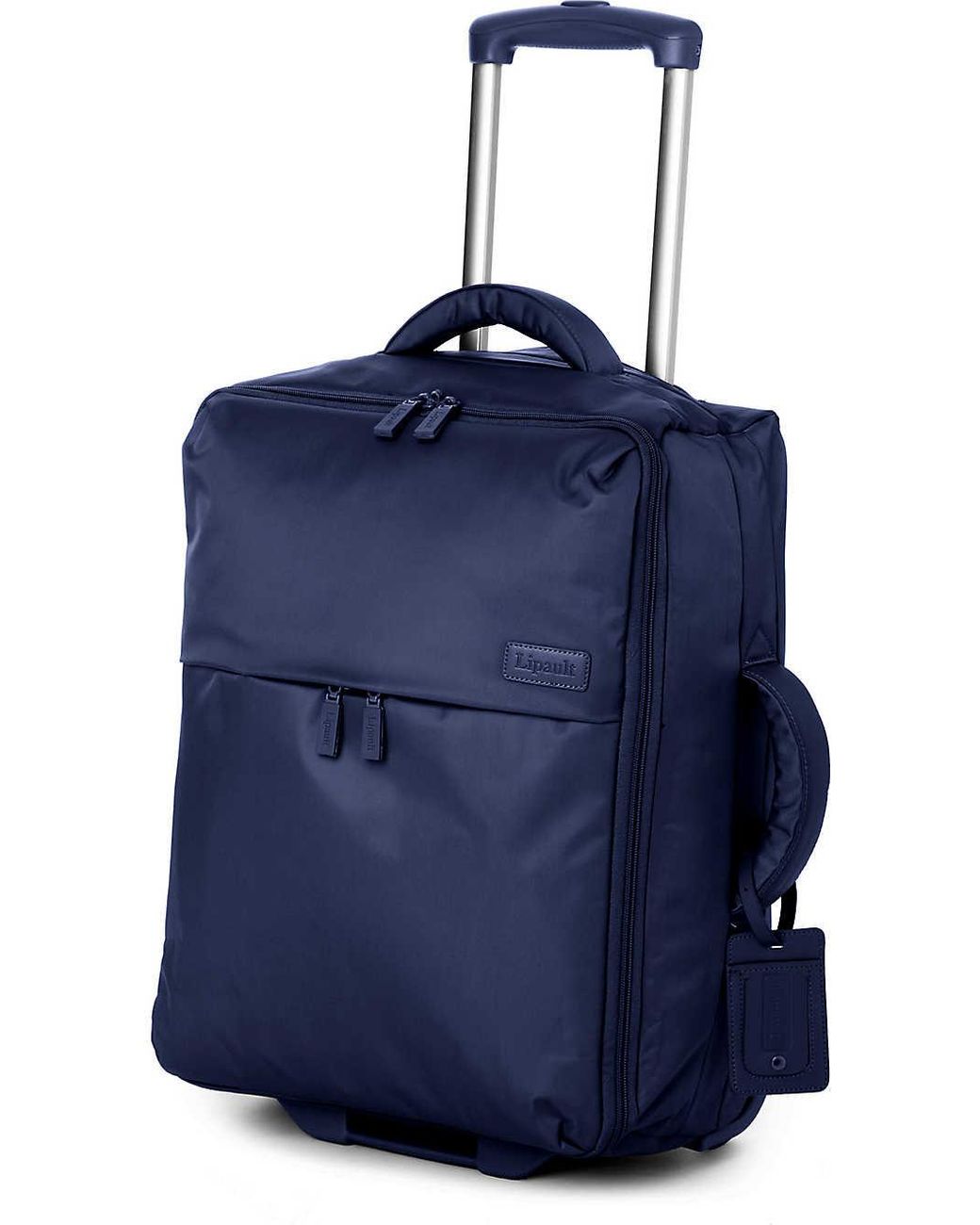 Lipault Blue Foldable Two-wheel Cabin Suitcase 55cm | Lyst