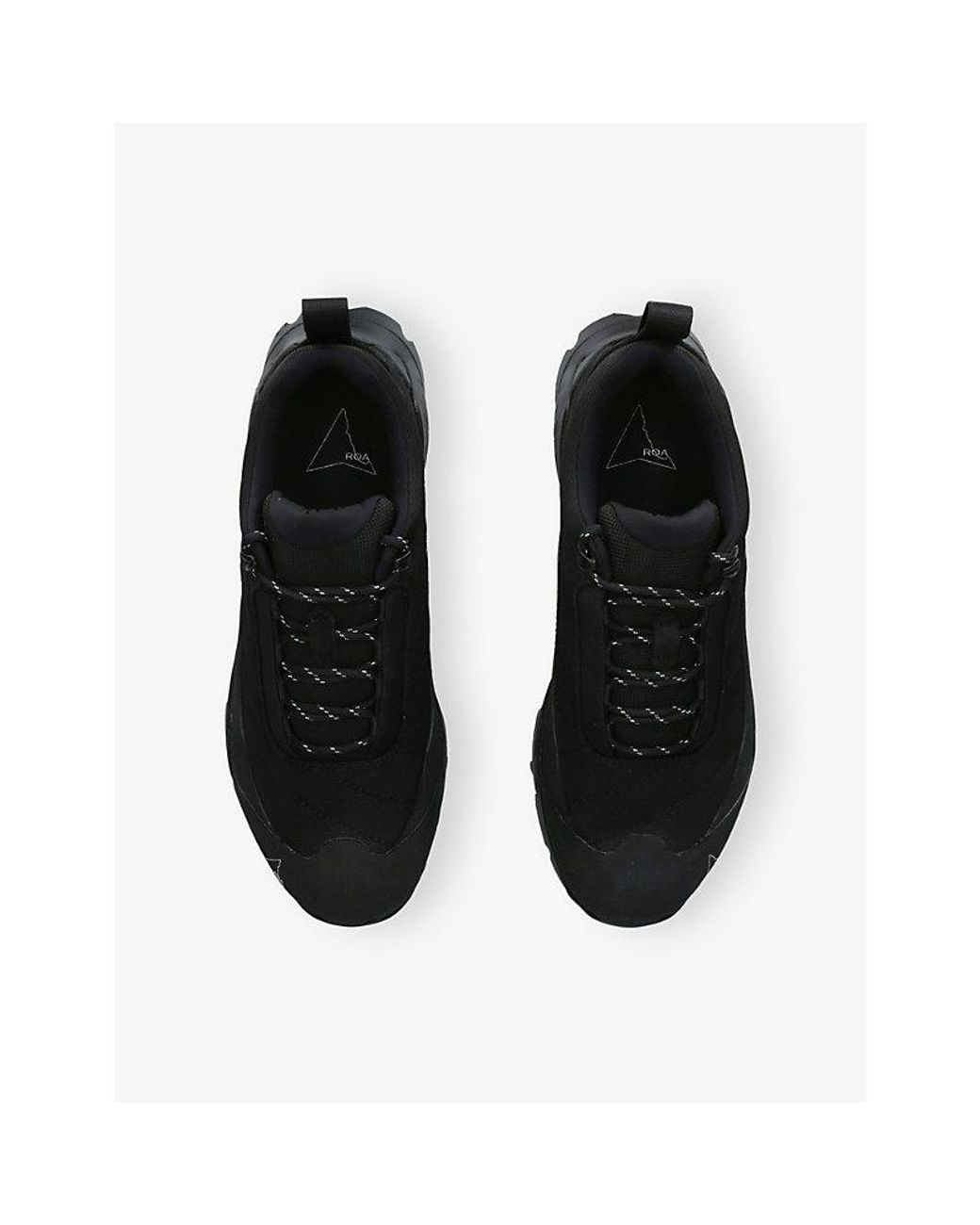 Roa Black Katharina Woven Trainers for men