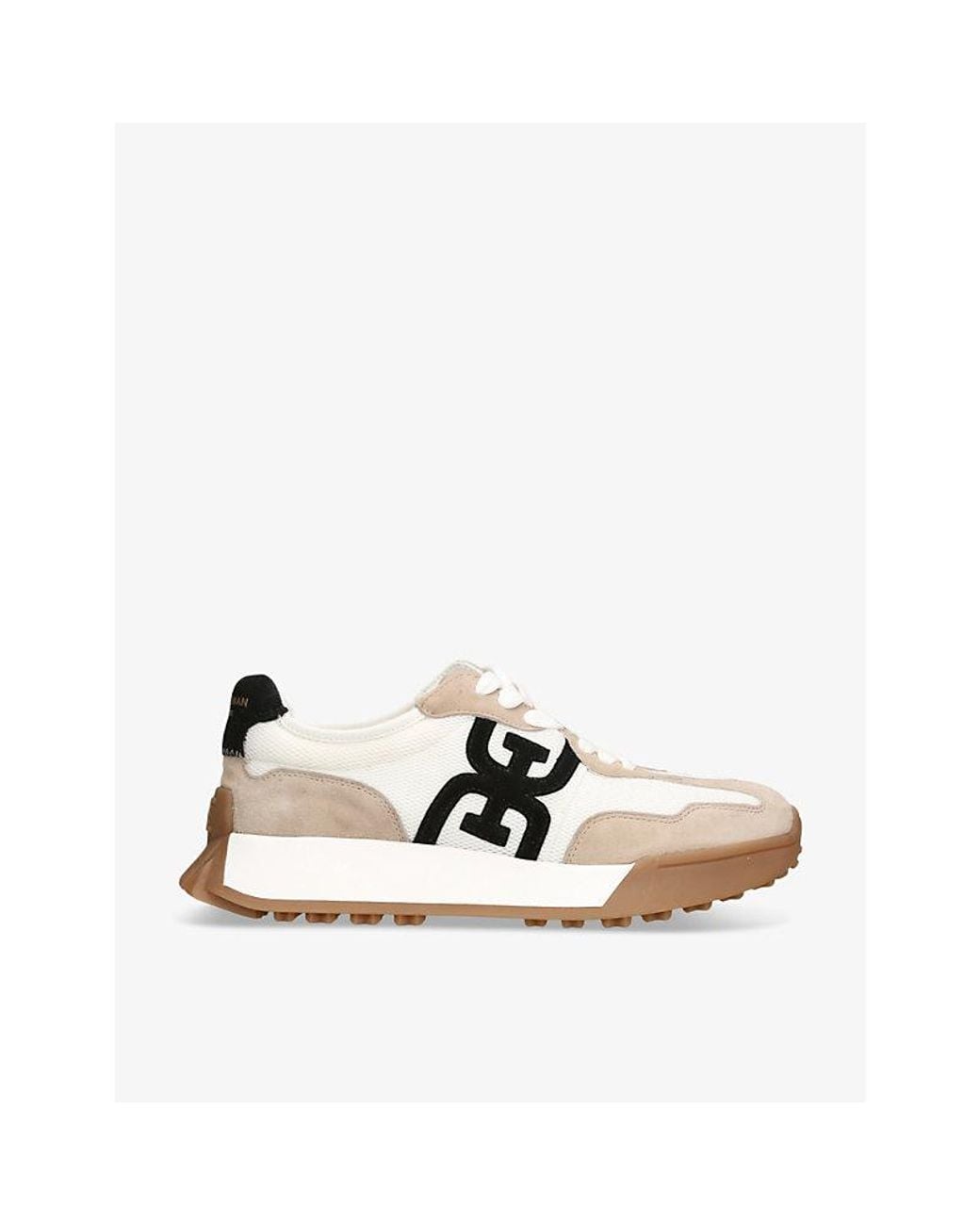 Sam Edelman Multicolor Langley Suede And Mesh Low-Top Trainers