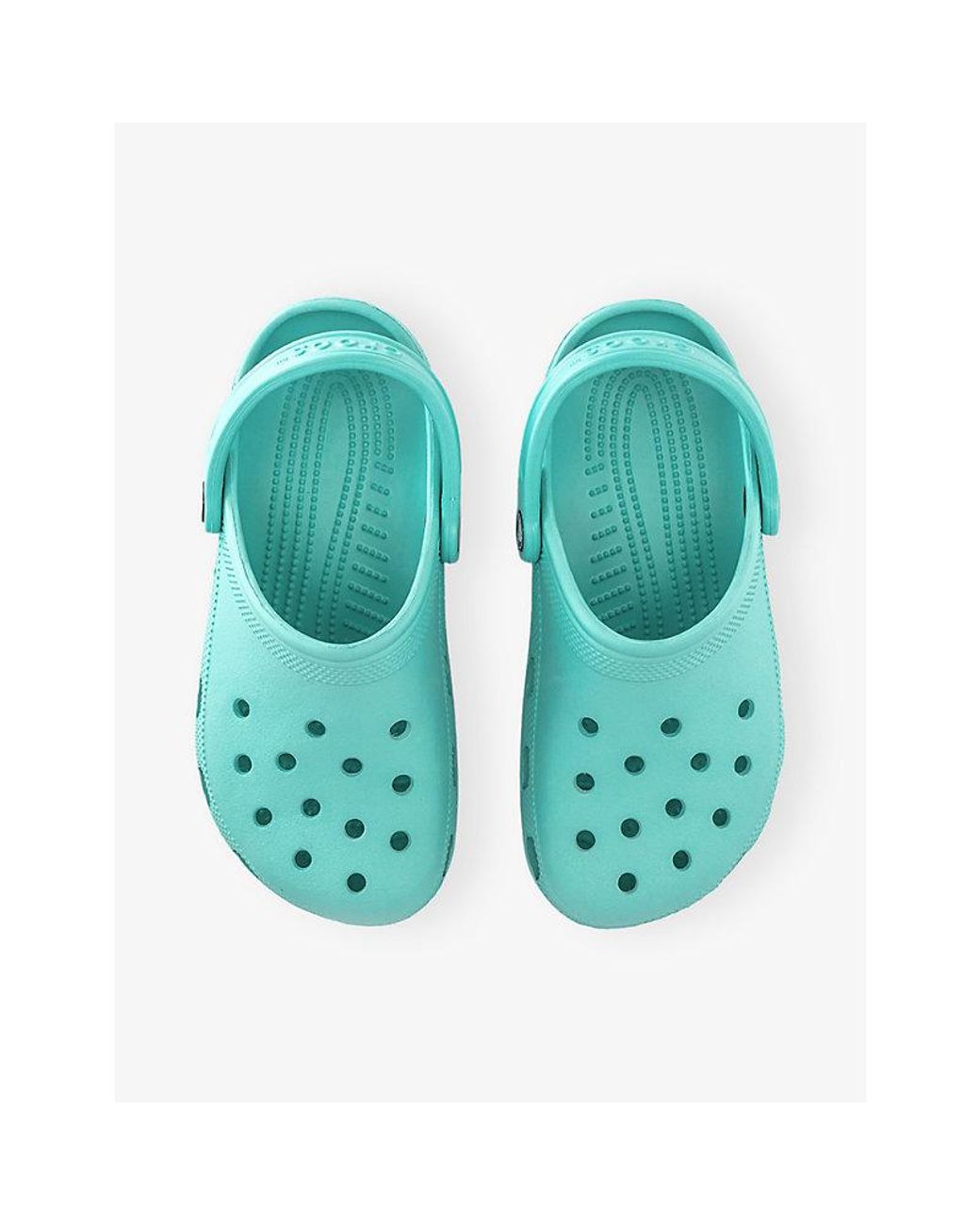 CROCSTM Blue Classic Rubber Clogs