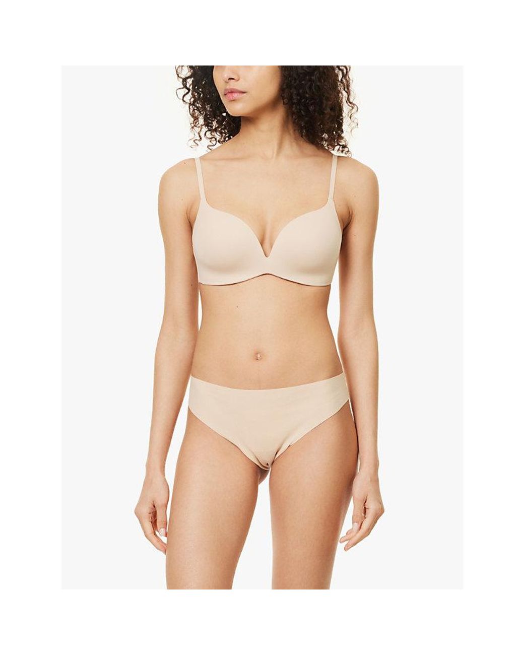 Wacoal White Ines Stretch-Woven Bra