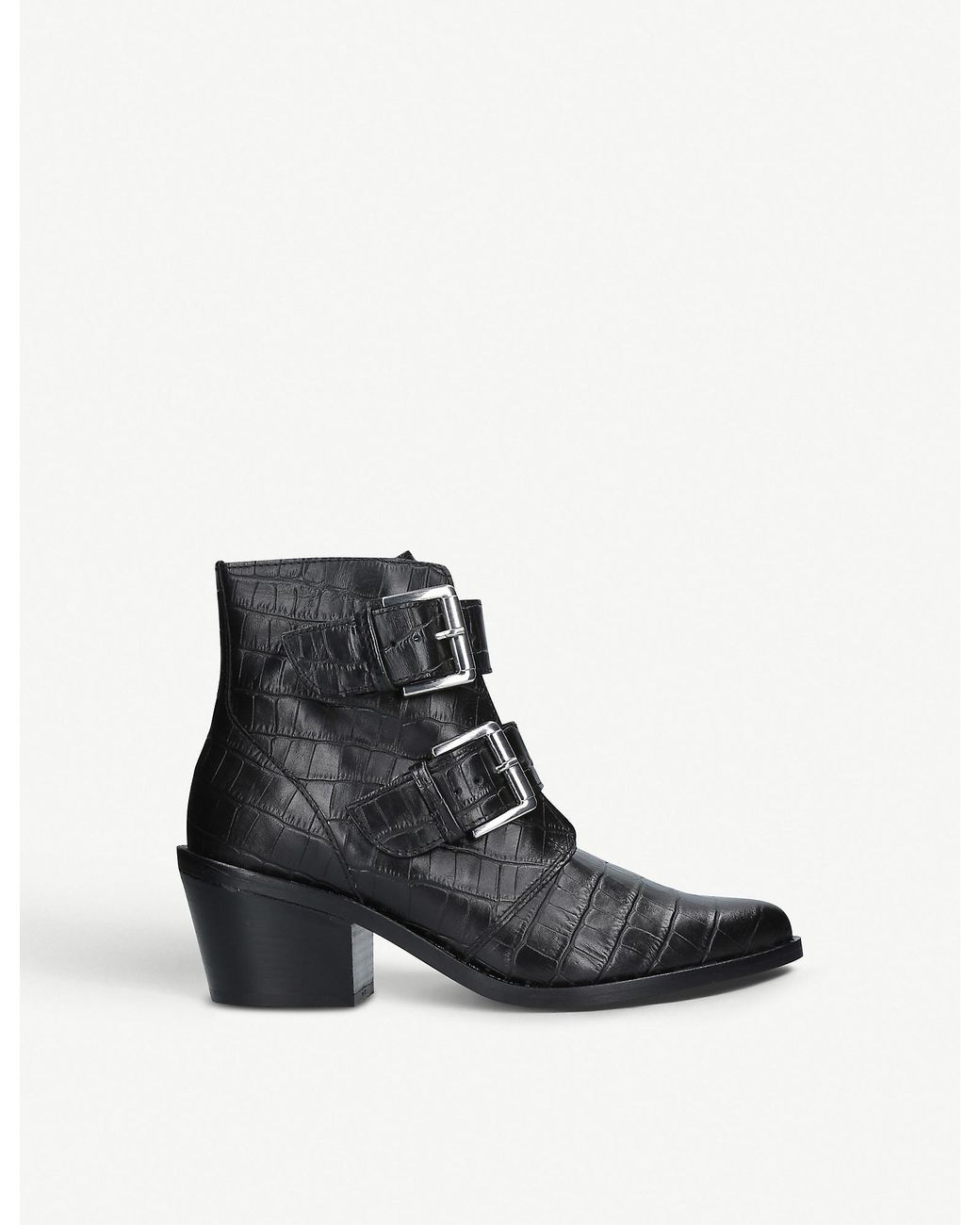 kurt geiger denny black croc