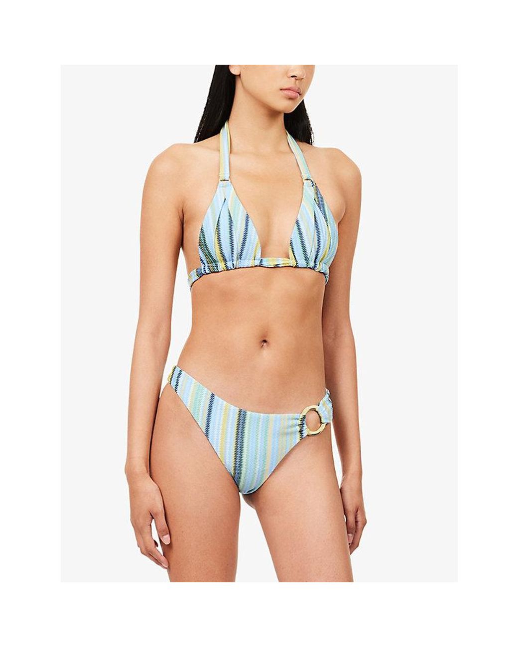 Cheap Monday Blue Bronte Bikini Bottom