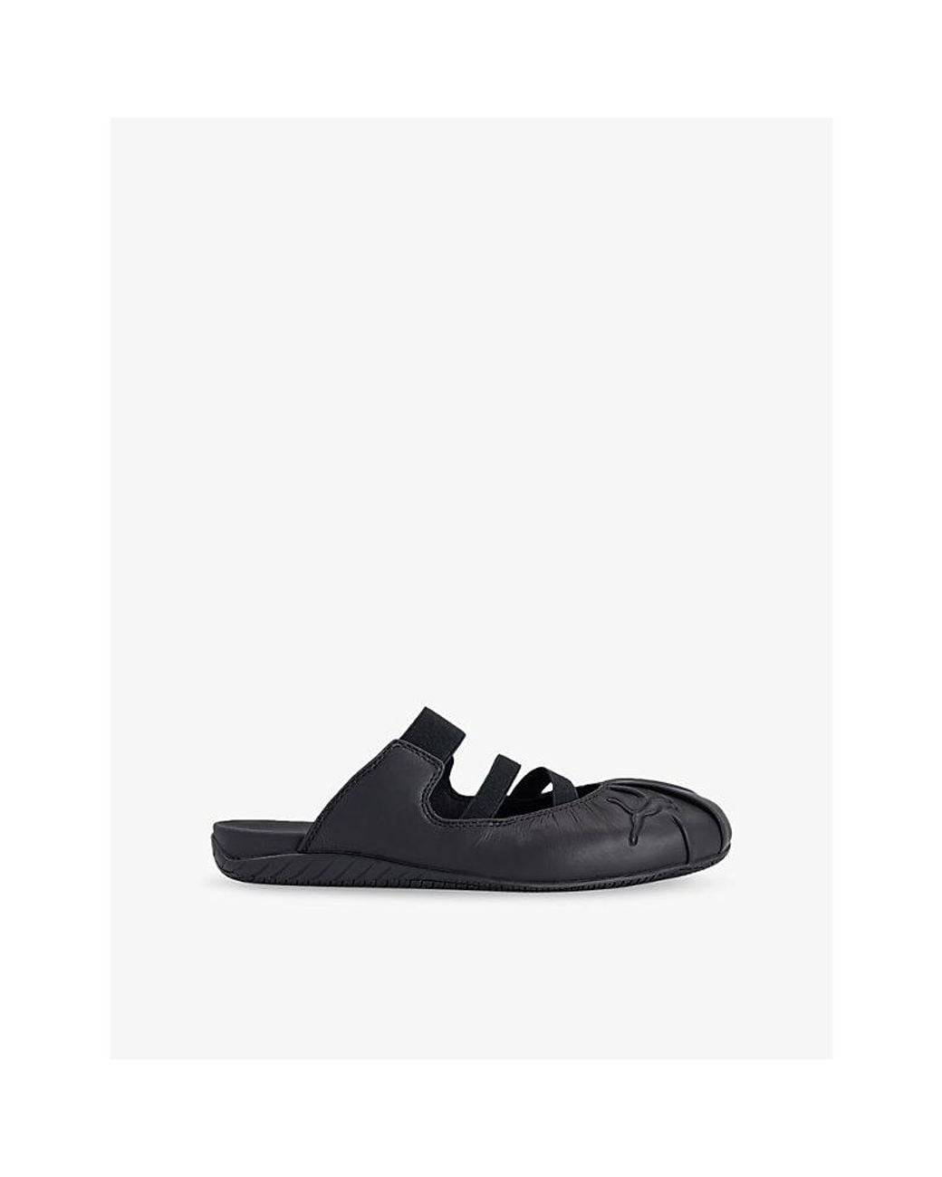 PUMA Blue Speedcat Ballet Leather Mules